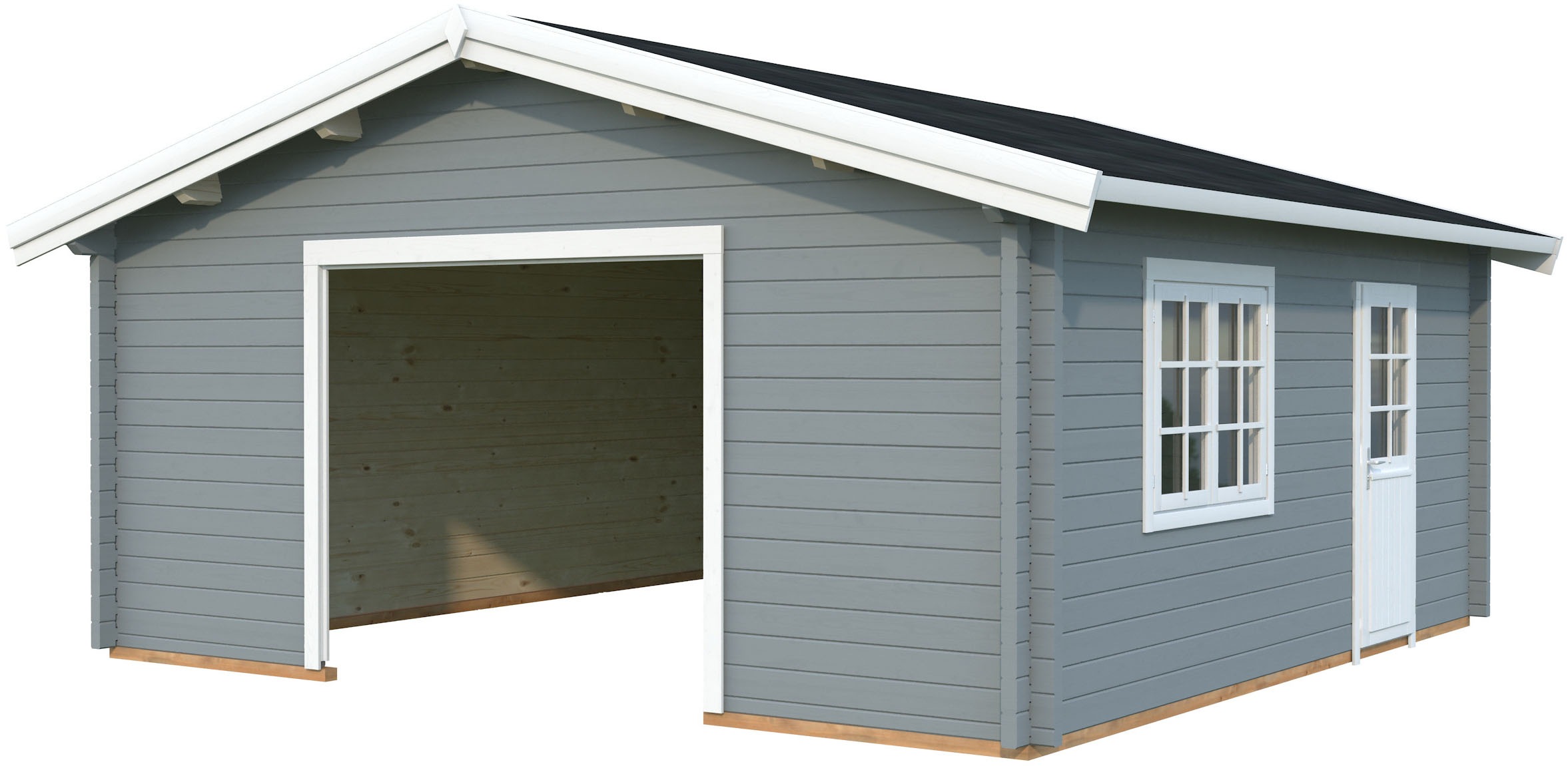 Palmako Garage "Roger, ohne Tor" BxTxH: 622x596x312 cm