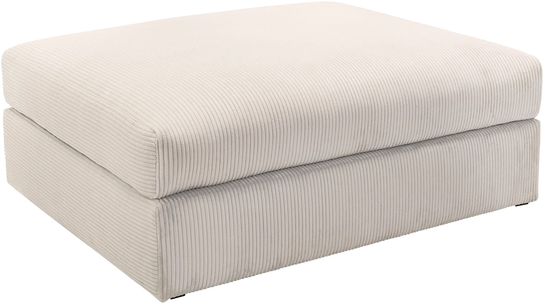 OTTO home Polsterhocker "Soft&Cosy XL, B: 101 cm - OTTO. Verlässliche Qualität." Mega-Hocker, in Cord oder Chenille-Struktur wählbar