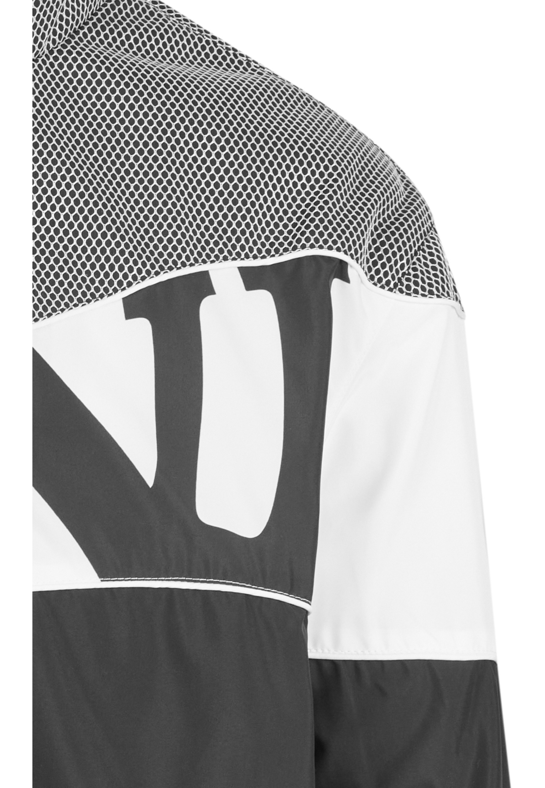 Karl Kani Trainingsjacke »Karl Kani Herren KM242-011-2 Wavy Retro Block Trackjacket« 1 Stk. tlg. ohne Kapuze