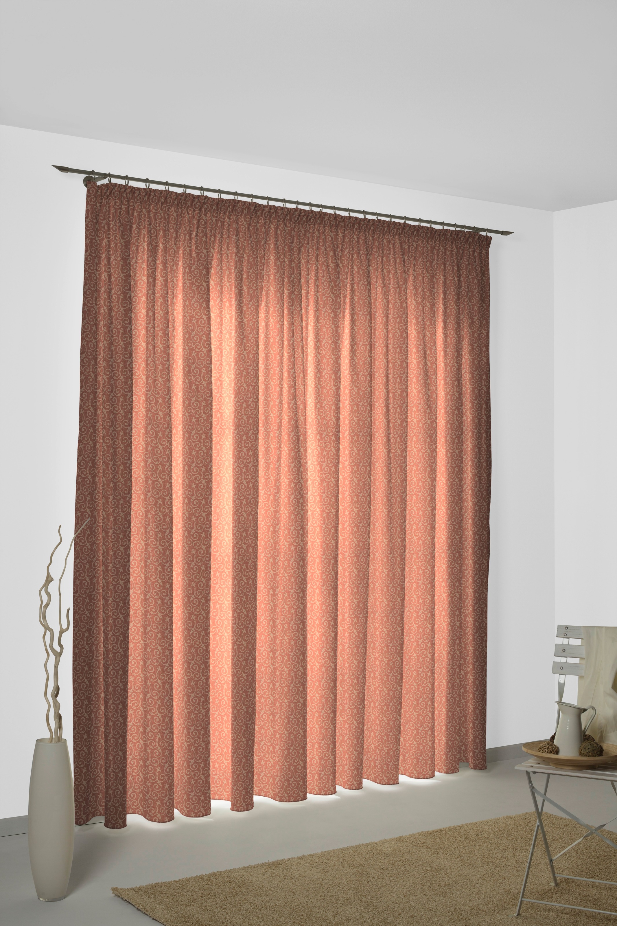 Wirth Vorhang "Schmalfeld" Kräuselband 1 Stk. tlg. HxB: 245x135 günstig online kaufen