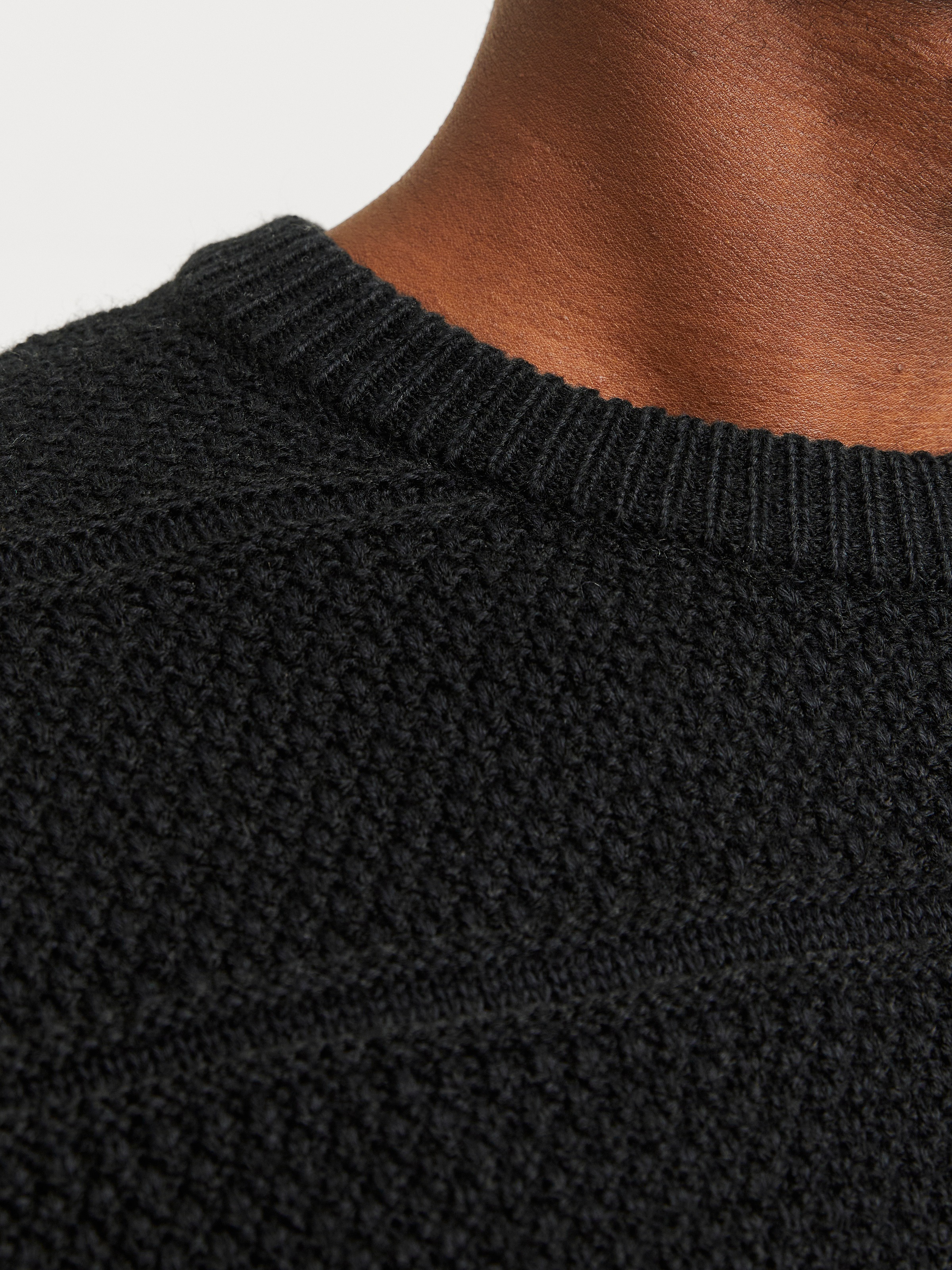 Jack & Jones Rundhalspullover »JJJERRY KNIT CREW NECK AW24«, mit Struktur