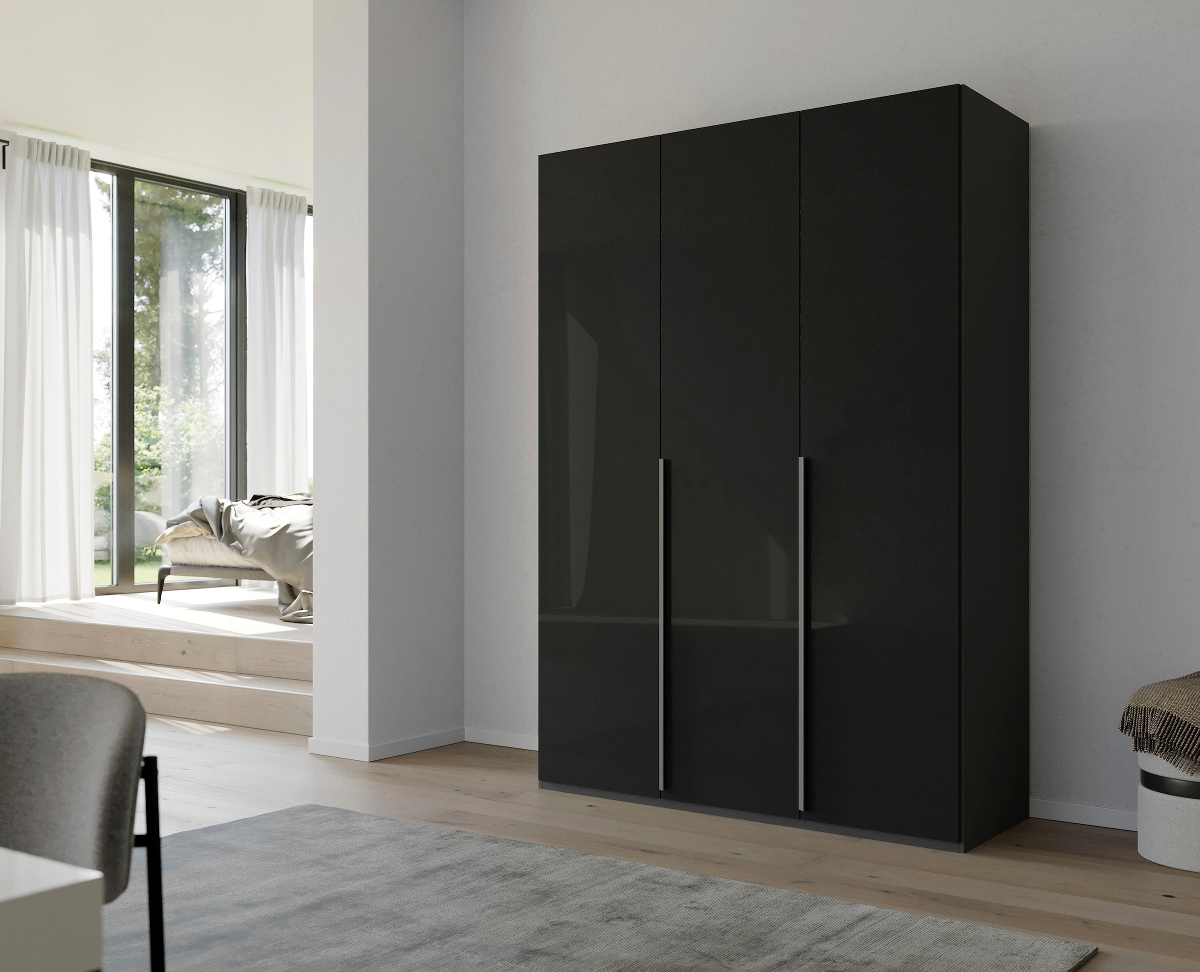 rauch Drehtürenschrank »Purisma«, mit Glasfront und umfangreicher Innenausstattung