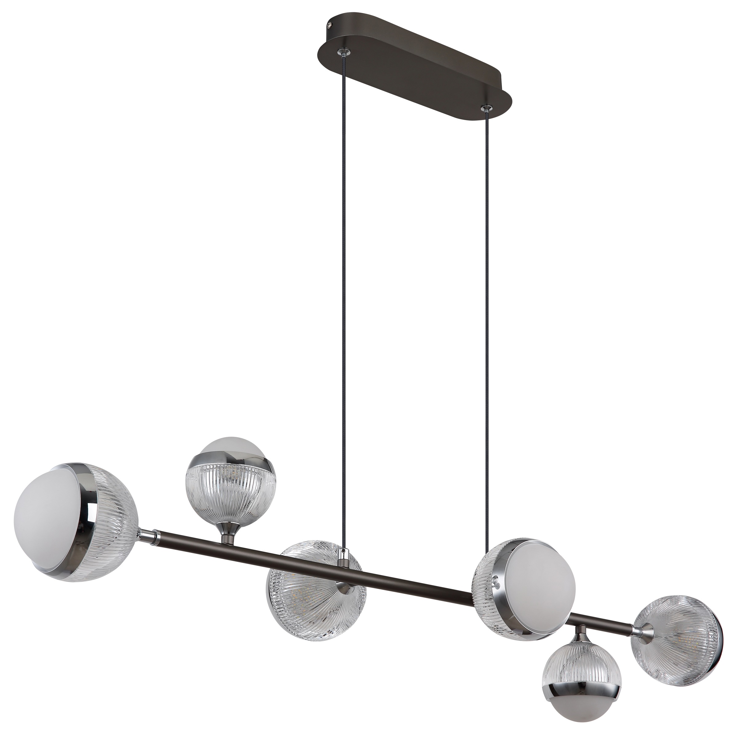 GLOBO LIGHTING LED Pendelleuchte »UNTSY«, Leuchtmittel LED-Modul | LED fest integriert, Hängelampe/Hängeleuchte/Wohnzimmer/Esstisch/elegant