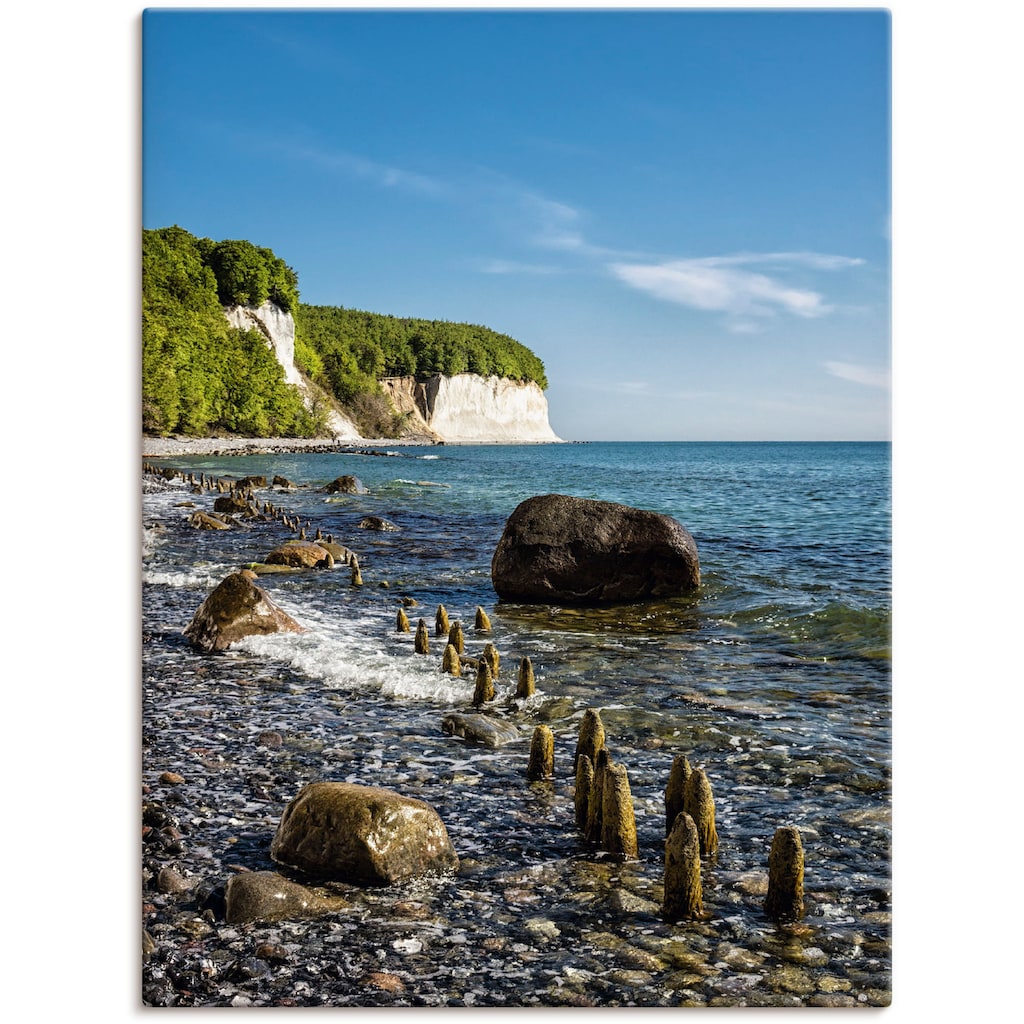 Artland Leinwandbild »Ostseeküste auf der Insel Rügen I«, Küste, (1 St.)