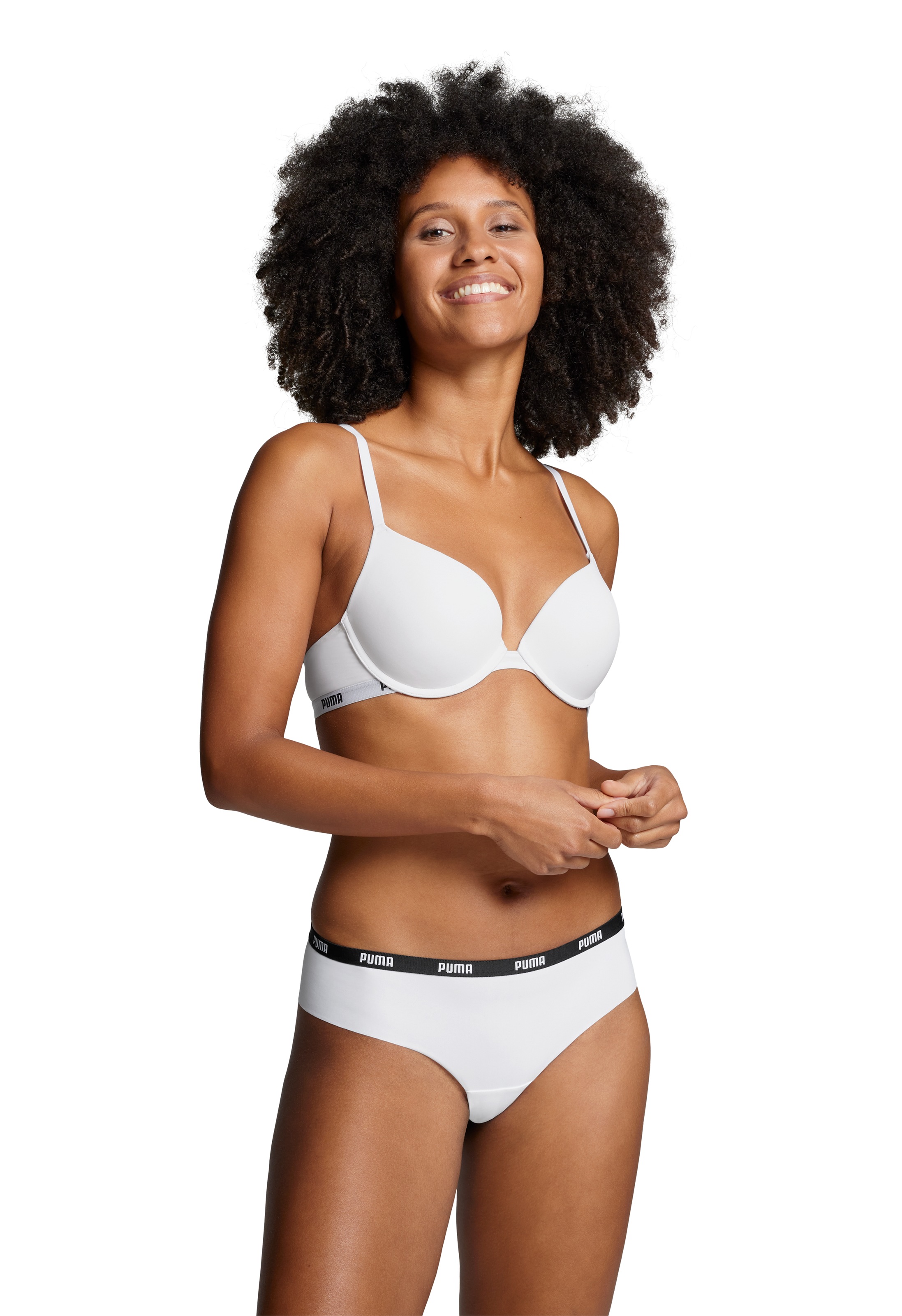 PUMA Brasilslip "PUMA WOMEN MICROFIBER BRAZILIAN 2P HANG", (2er Pack), Mit günstig online kaufen
