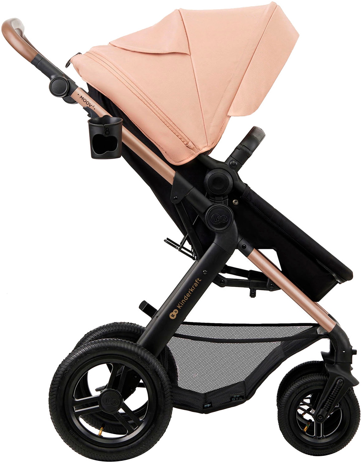 Kinderkraft Kombi-Kinderwagen »MOOV 2 4in1 AIR« 27 kg mit Luftreifen