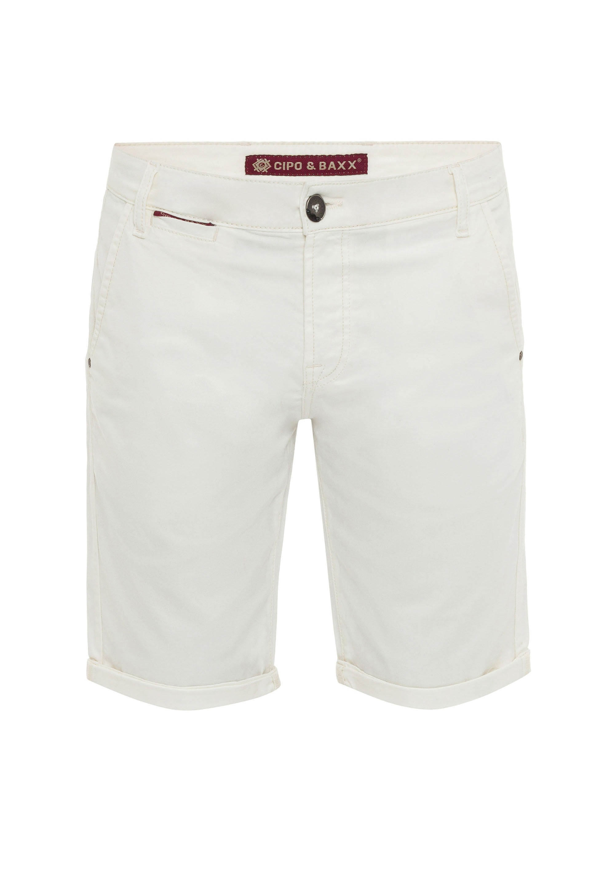 Cipo & Baxx Stoffhose "Shorts" im unifarbenen Look günstig online kaufen