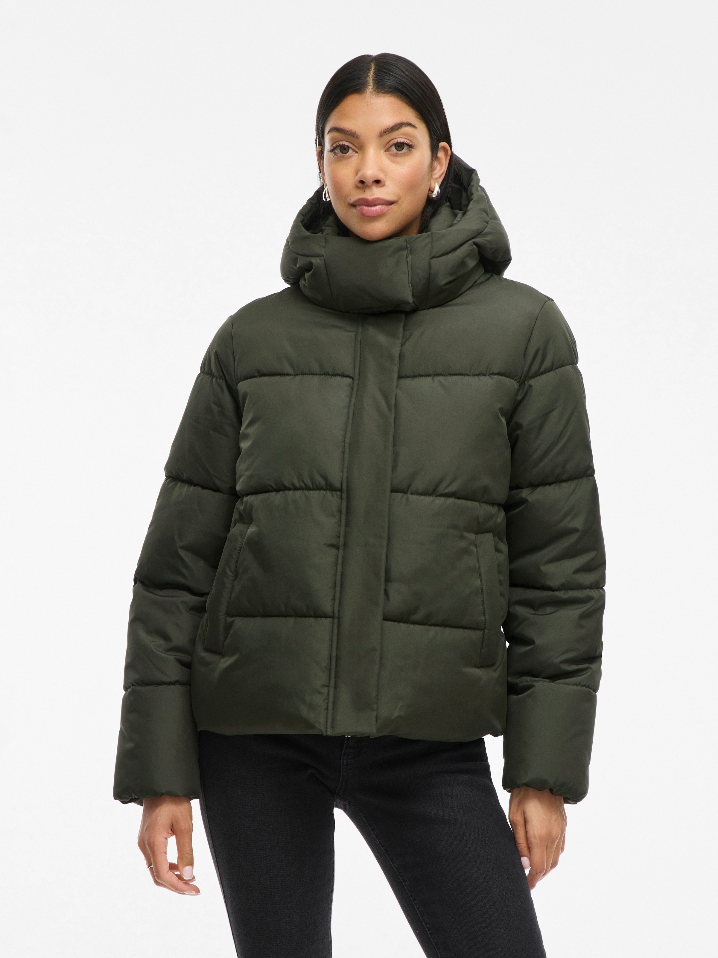 Vila Steppjacke "VIMILJA PADDED PUFFER - NOOS", mit Kapuze günstig online kaufen