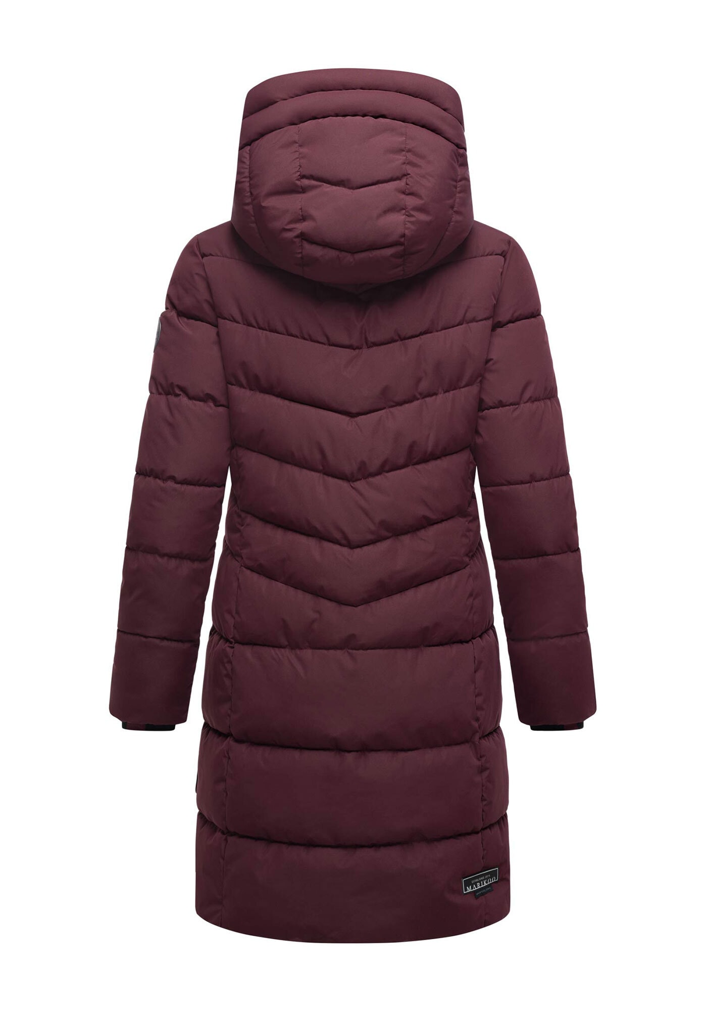Marikoo Winterjacke »Natsukoo XVI«, Stepp Mantel mit großer Kapuze