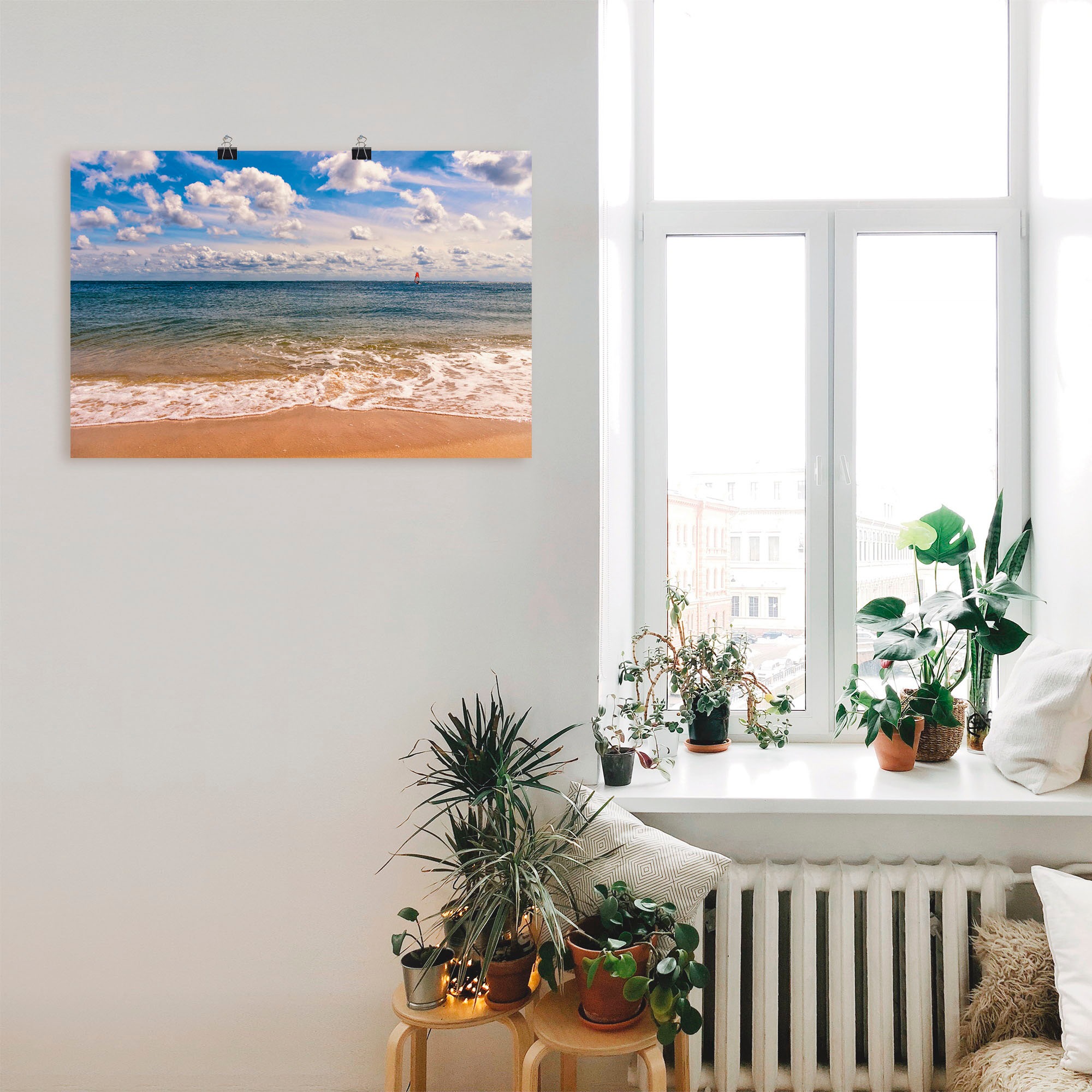Artland Wandbild »Strandimpression Hörnum Sylt«, Strand, (1 St.), als Poster, Wandaufkleber in verschied. Größen