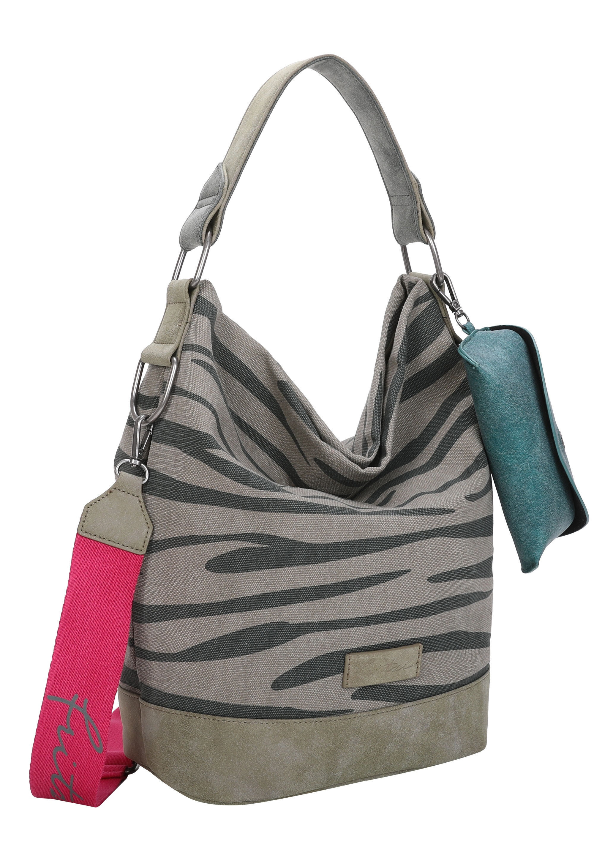 Fritzi aus Preußen Schultertasche »Izzy07-Olga« mit Zebra-Muster