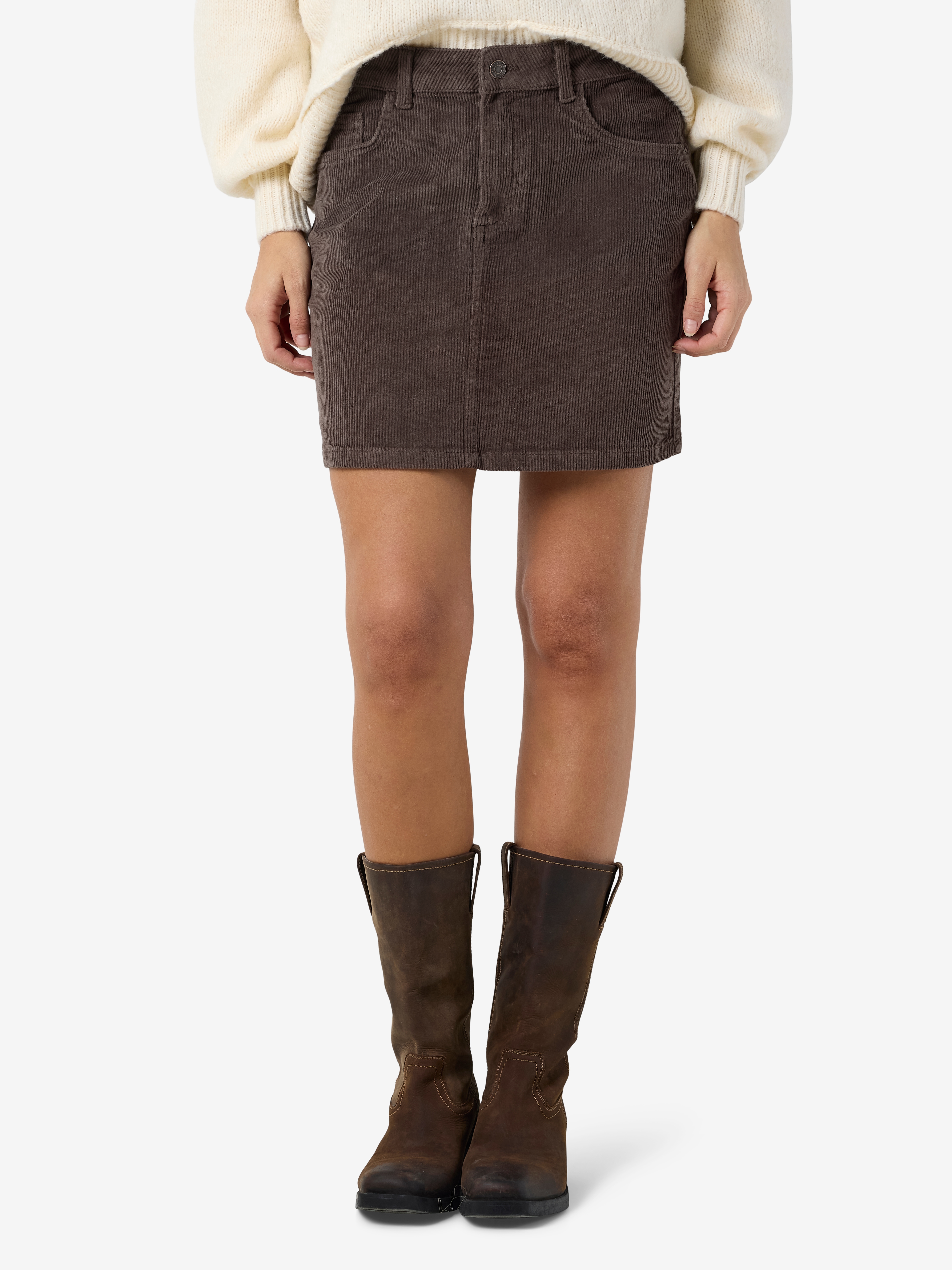 Noisy may Cordrock "NMCORD YOLANDA MW SKIRT NOOS" Baumwollmischung
