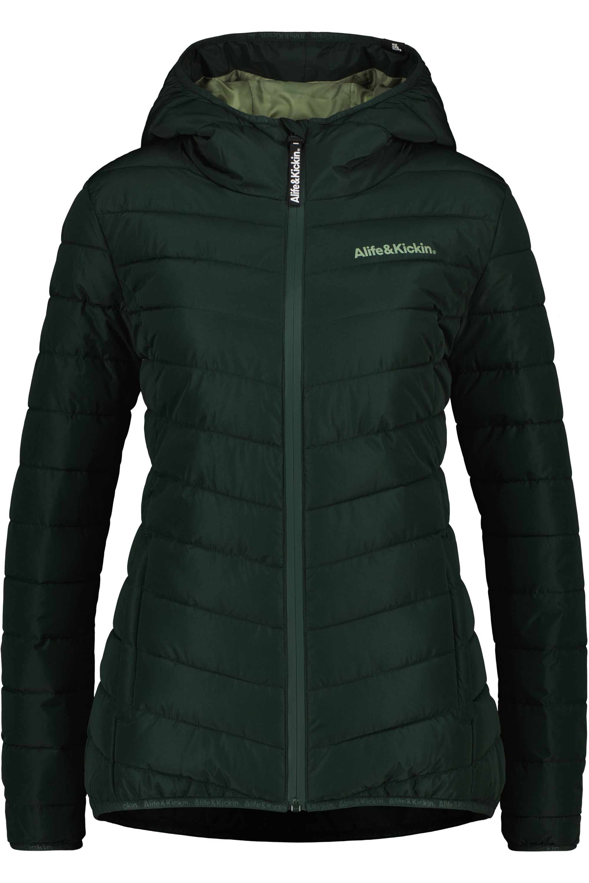 Alife & Kickin "Damen RabeaAK A Winterjacke, gefütterte Jacke" Moderne Steppjacke mit gefütterter Kapuze in schmaler Passform