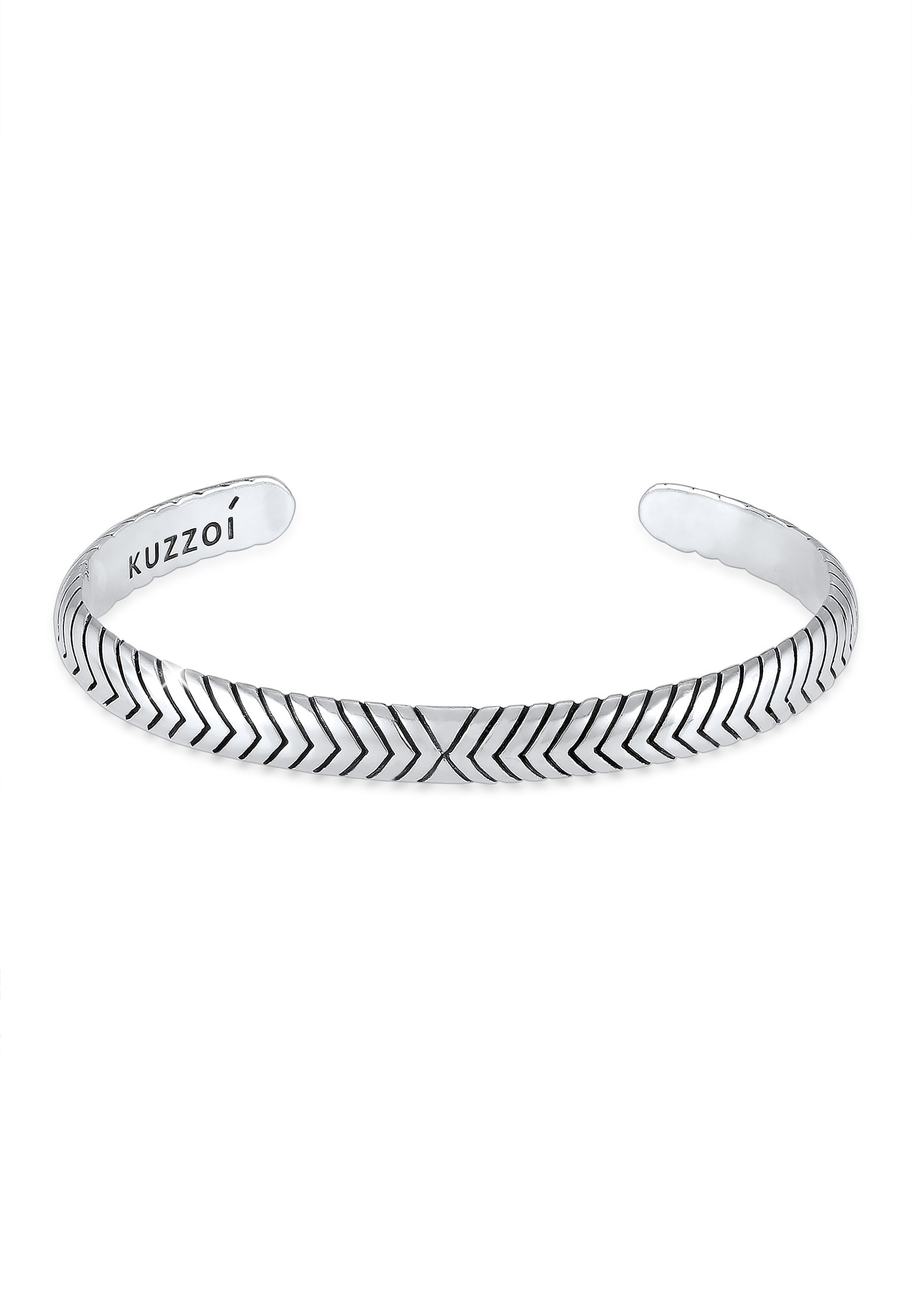 »Herren BAUR 925 ▷ Oxidiert Armband | Armreif bestellen Kuzzoi Silber« Verstellbar