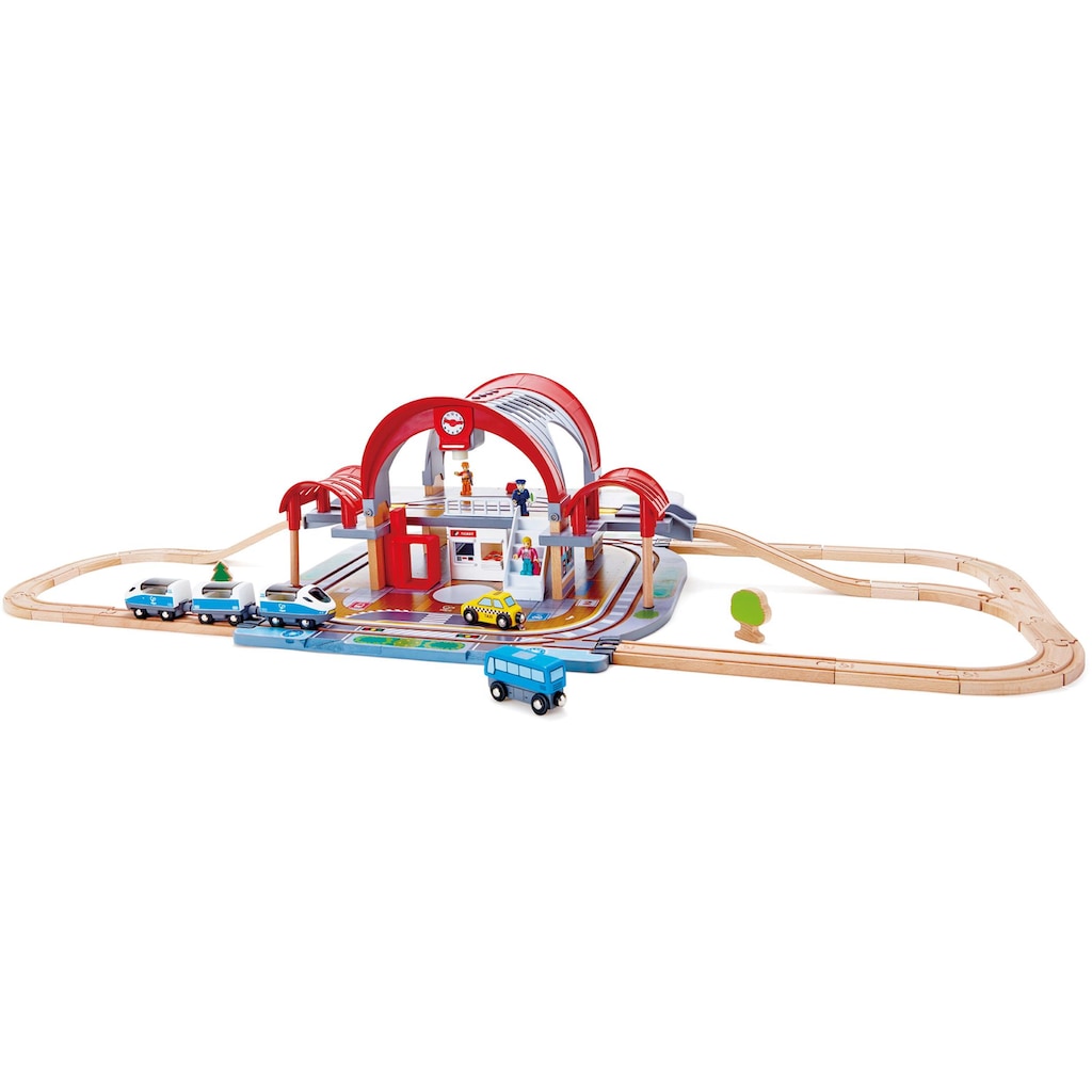 Hape Spielzeugeisenbahn-Gebäude »Großstadtbahnhof mit Licht und Sound«