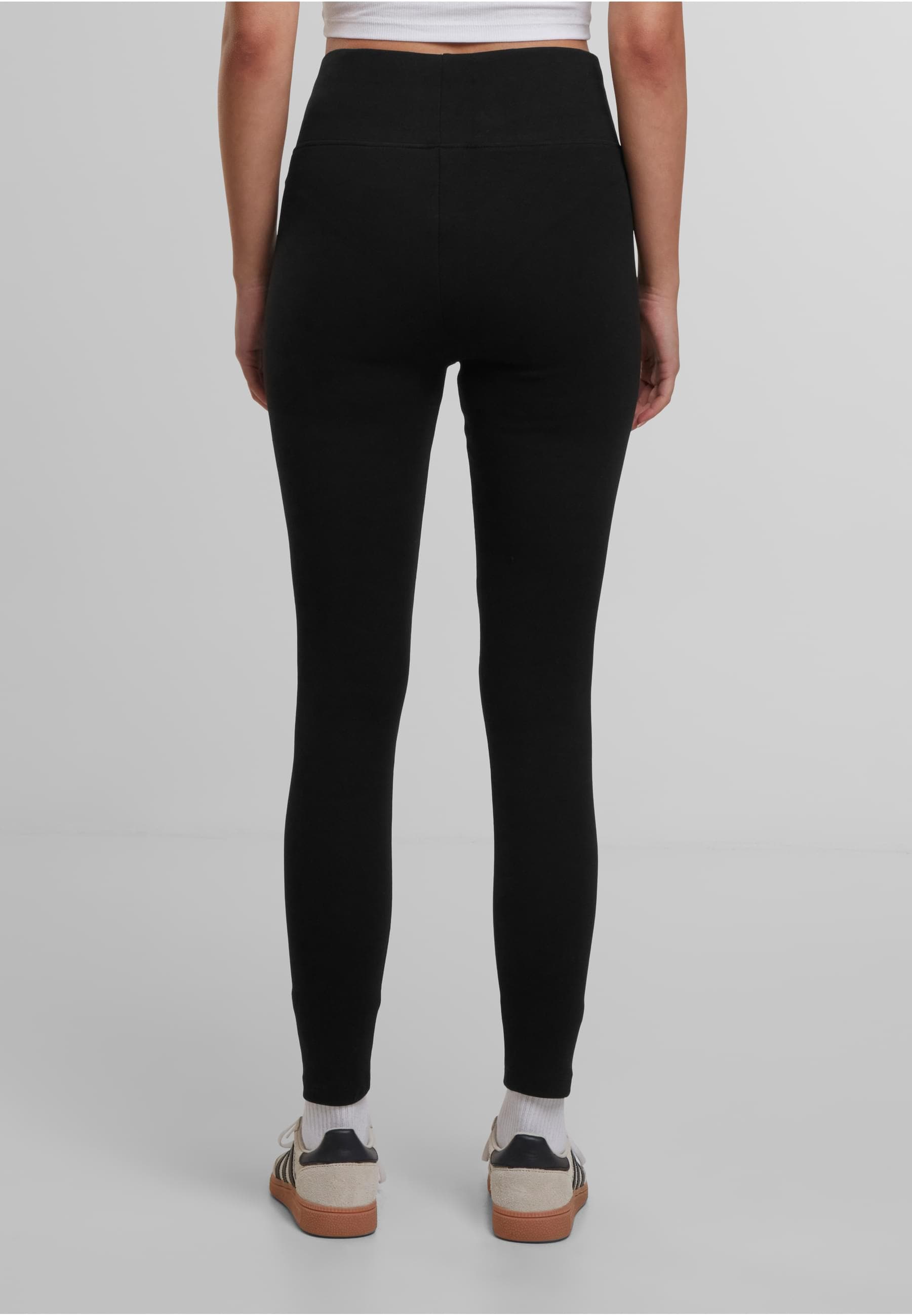 URBAN CLASSICS Leggings »Urban Classics Damen Ladies High Waist Jersey Leggings 2-Pack«, (1 tlg.)