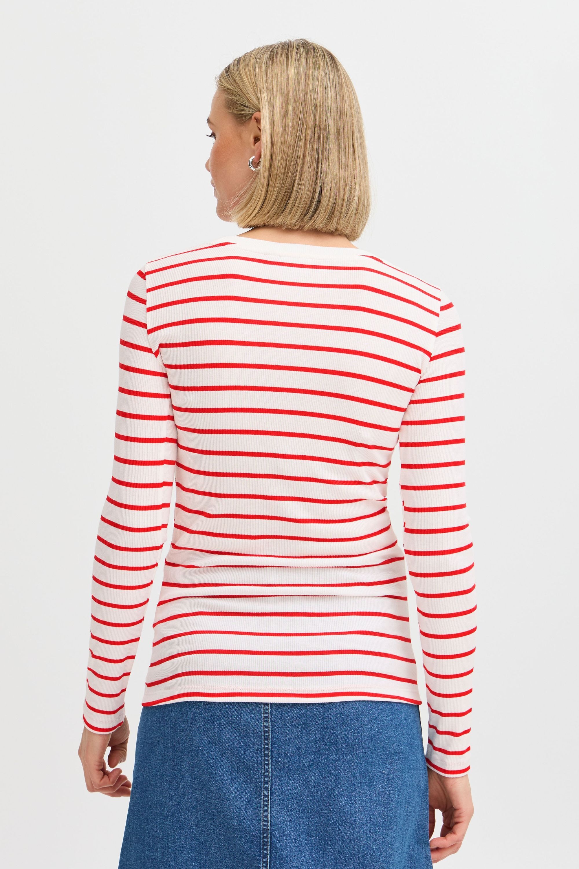 fransa Longsleeve »Longsleeve FRHIZAMOND STRIPE TEE 33«