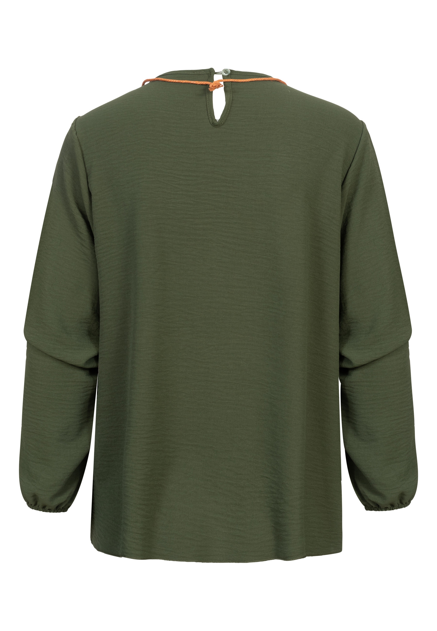 CLOUD 5IVE Klassische Bluse »CLOUD 5IVE Longsleeve Blouse with Necklace«