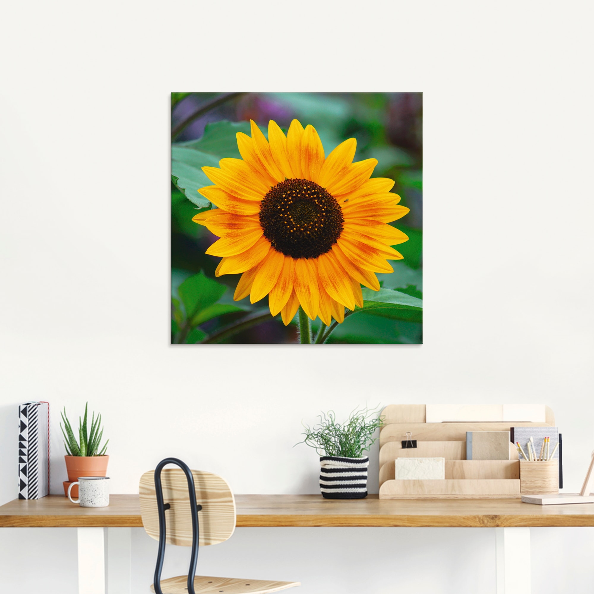 Artland Glasbild »Sonnenblume« Blumen 1 Stk. tlg. in verschiedenen Größen