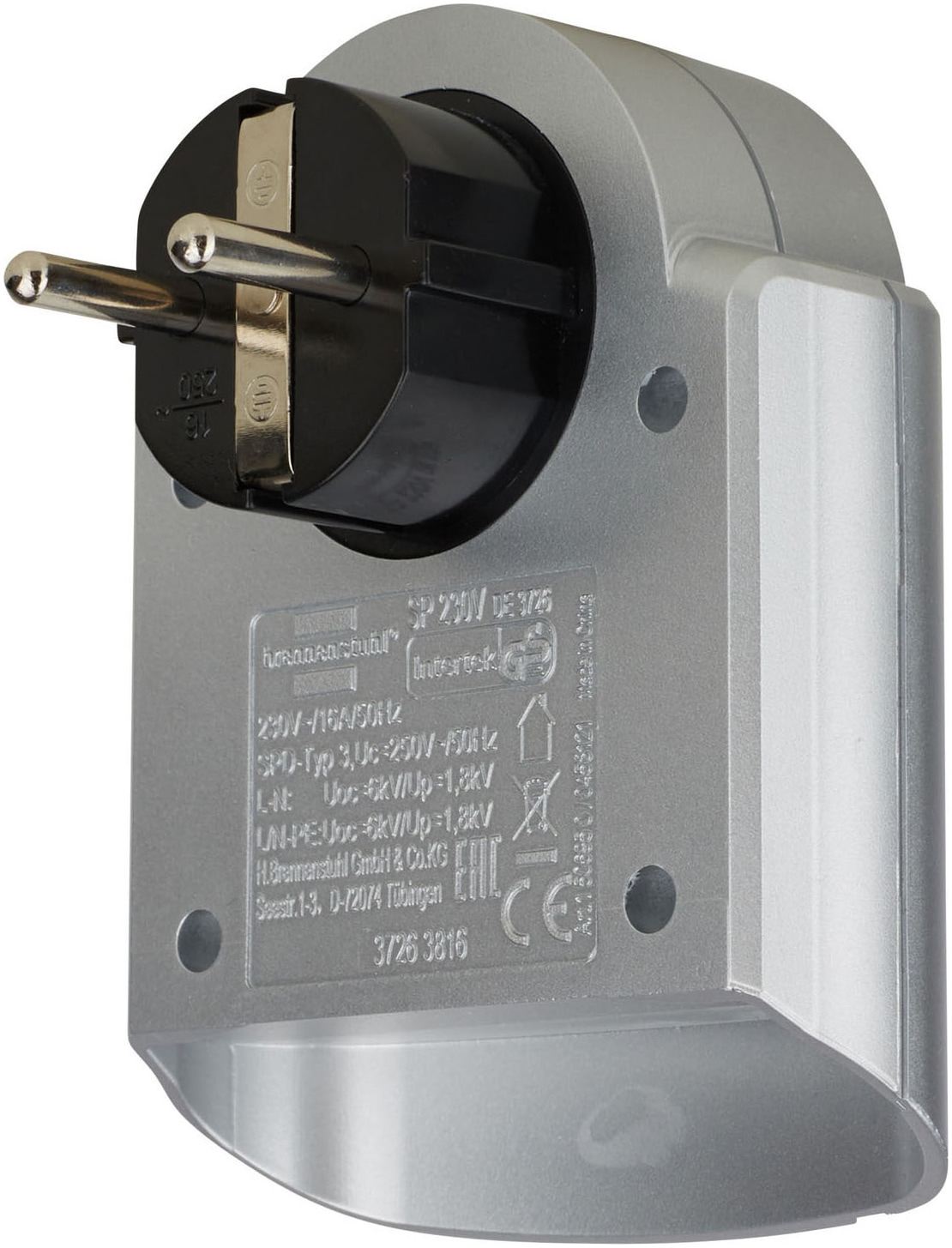 Brennenstuhl Adapter »Primera-Line Überspannungsschutzadapter 13.500 A«