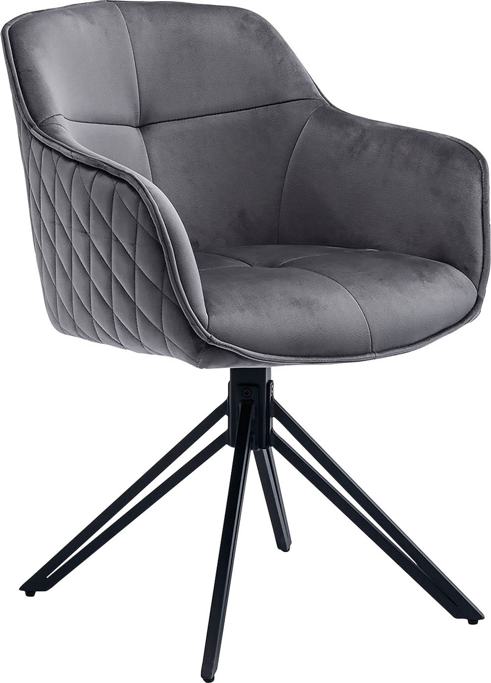 SalesFever Armlehnstuhl "Stilvoller Esszimmerstuhl" () mit 360 Drehfunktion günstig online kaufen