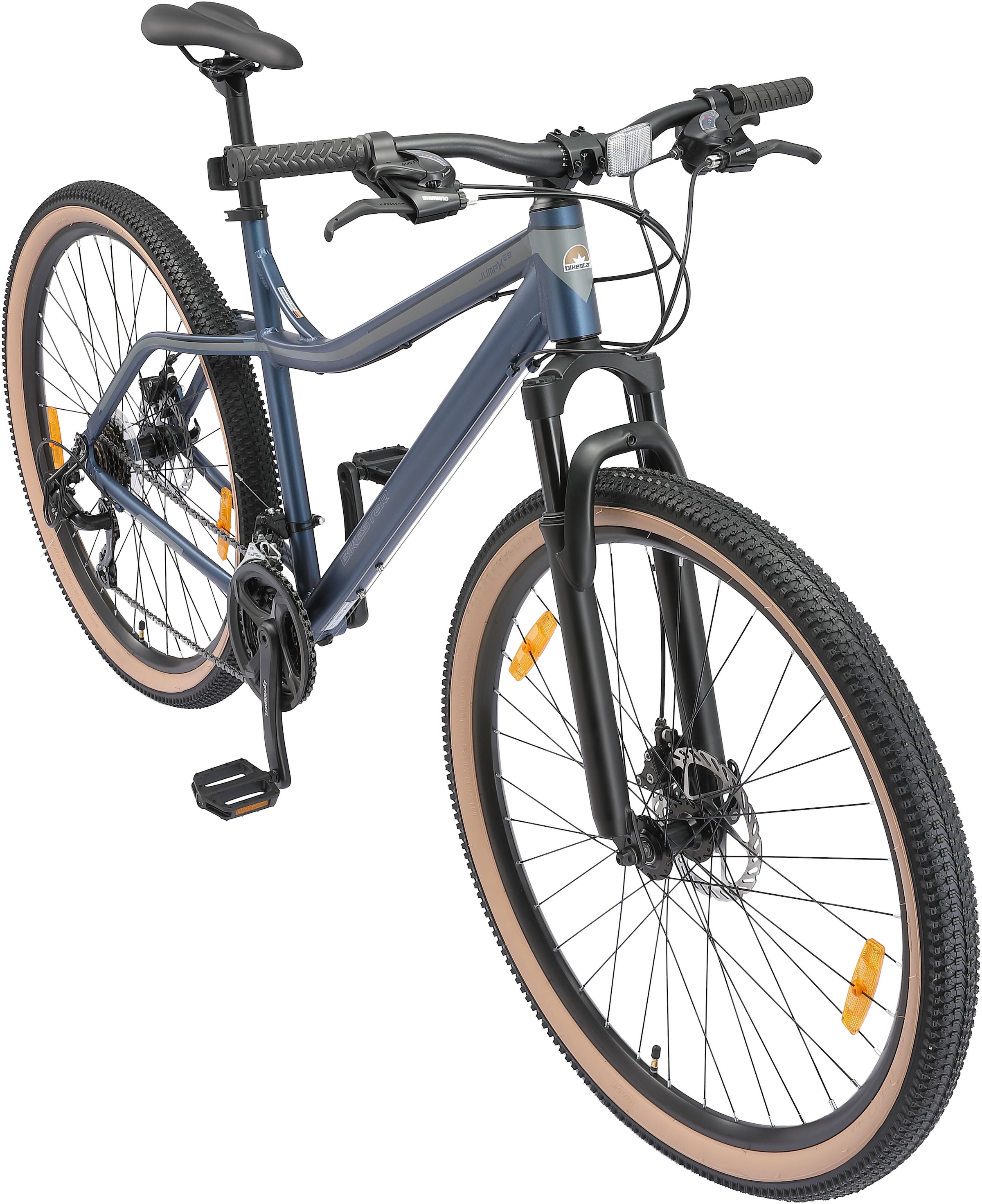 Bikestar Mountainbike 21 Gang Shimano RD-TY300 Schaltwerk Kettenschaltung für Damen und Herren, Kettenschaltung