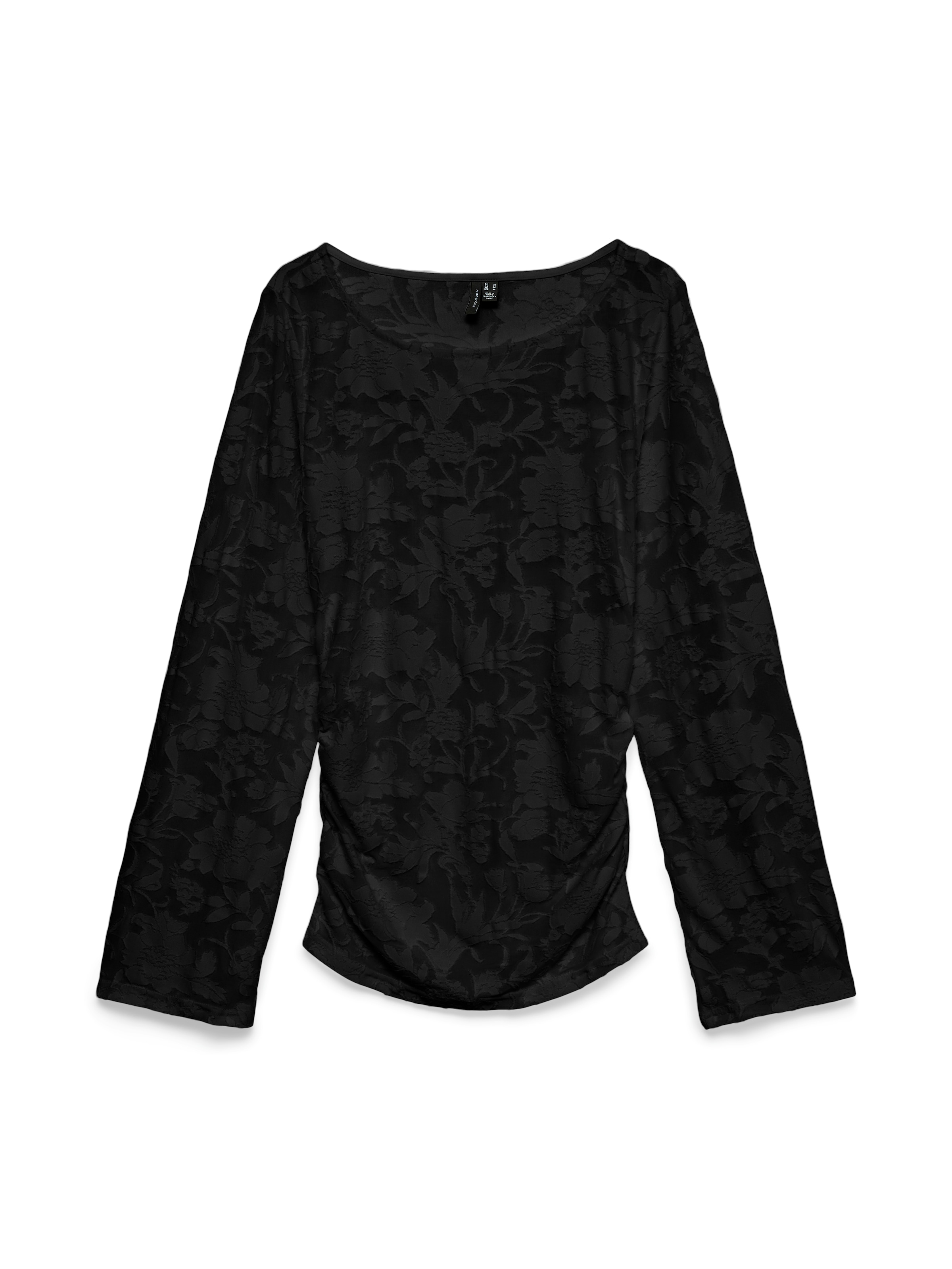 Vero Moda Langarmshirt »VMLAYLA LS GATHERING TOP JRS NOOS« Materialmix, regular fit