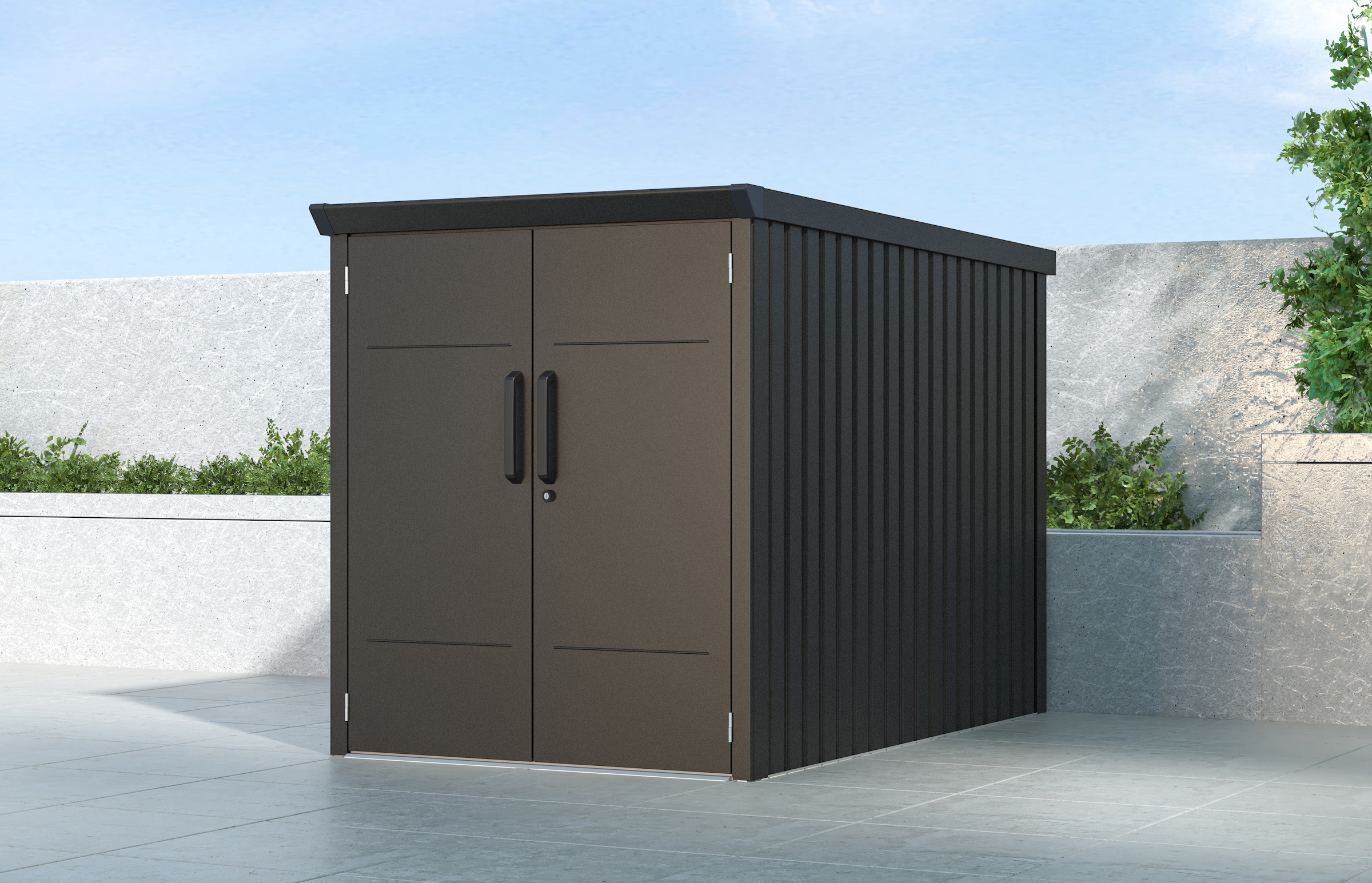 WESTMANN Fahrradbox »Velos 1« BxTxH: 133x222x151 cm