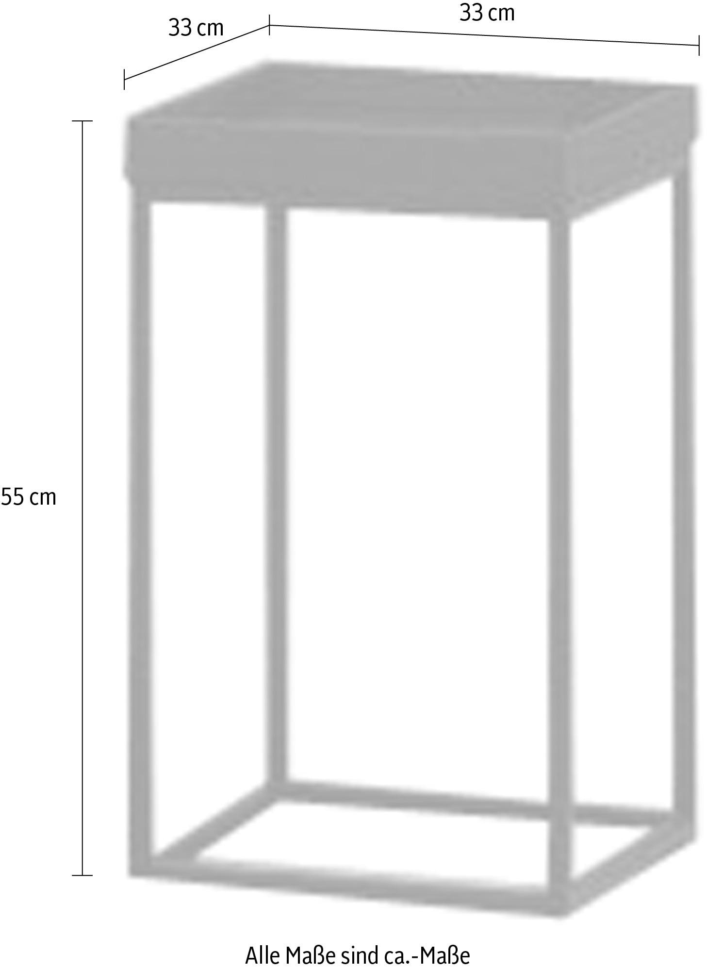 jankurtz Beistelltisch »pino«, in verschiedenen Gestellfarben, Höhe 55 cm