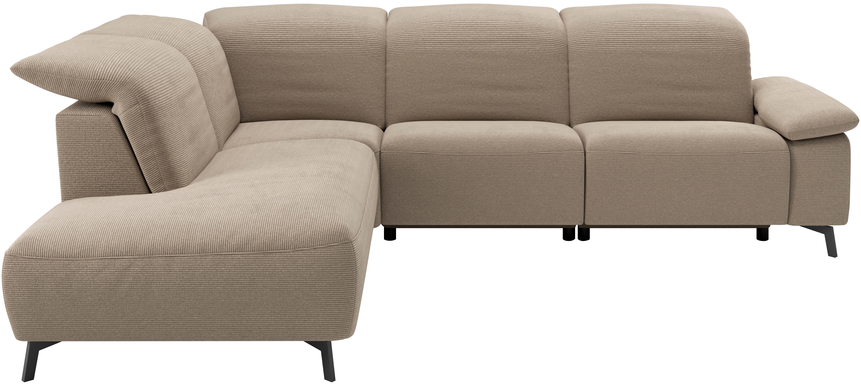 Musterring Ecksofa "MR 370, intelligenter Komfort im modernen Design" Optionale Relaxfunktion, flexible Kopfteile & klappbare Armlehnen