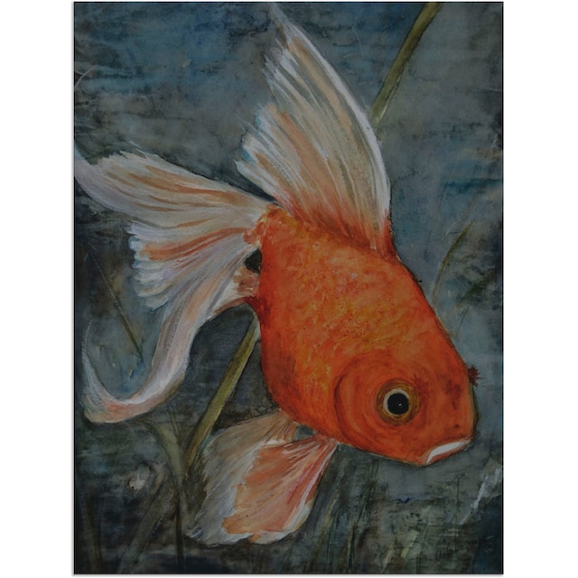 Artland Wandbild »Feng Shui - Goldfisch«, Wassertiere, (1 St.), als Alubild,  Leinwandbild, Wandaufkleber oder Poster in versch. Größen bestellen | BAUR