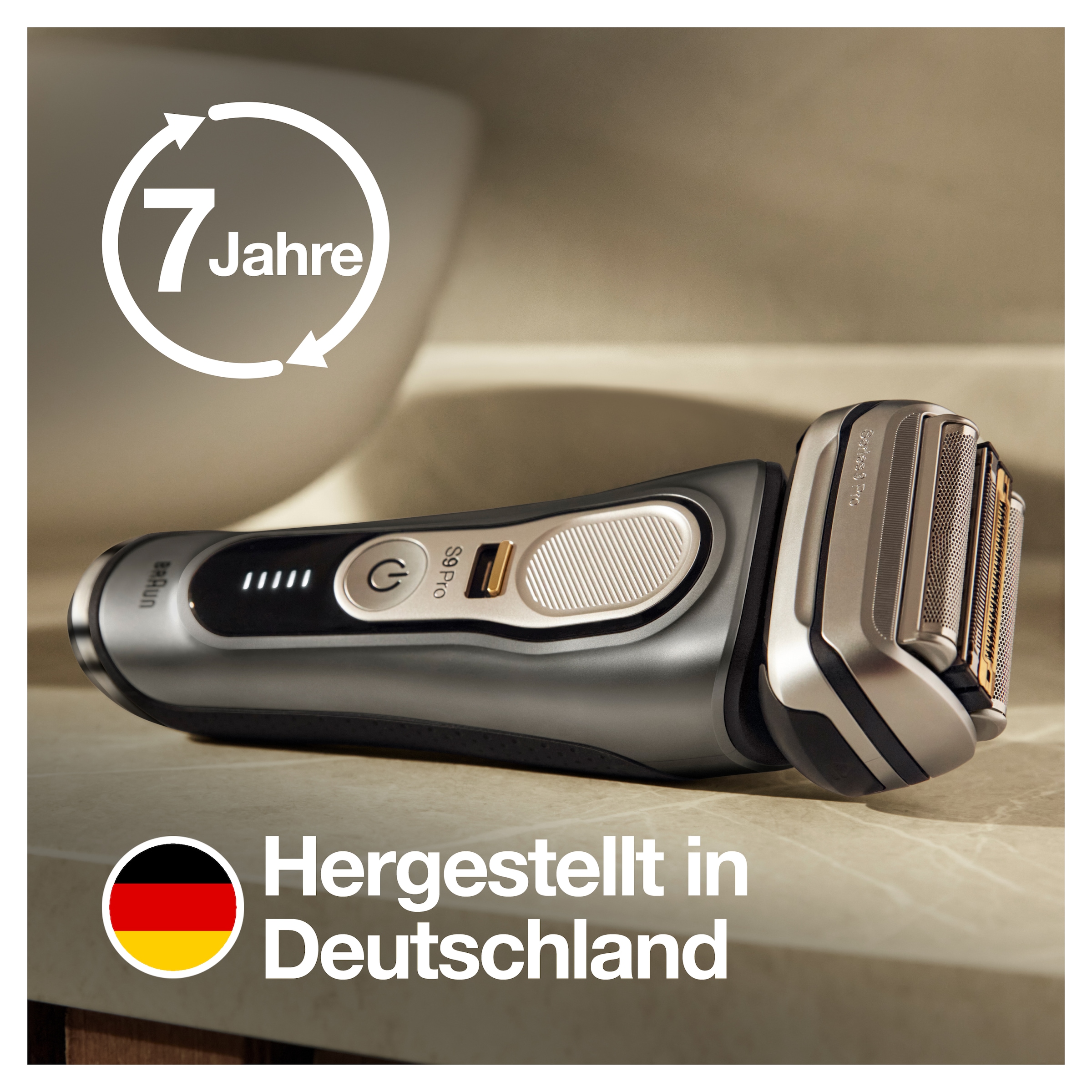 Braun Elektrorasierer »Series 9 Pro 9496cc«, 5-Stufen-Reinigungs- und Ladestation, 1 St. Aufsätze, Wet&Dry, 4+1 Scherkopf
