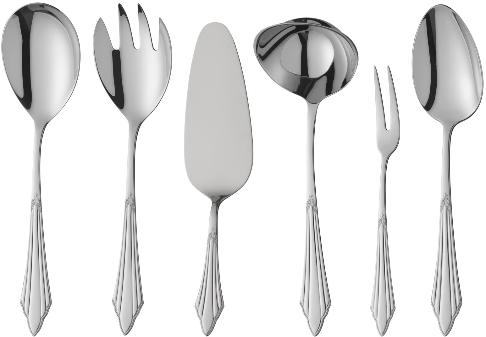 WMF Besteck-Set »Fächer«, (Set, 66 tlg.), ergonomisch, Cromargan protect