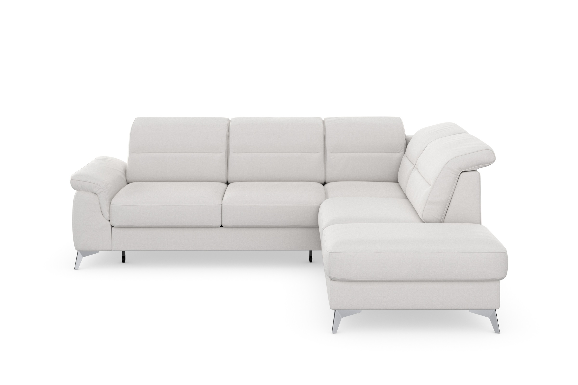 sit&more Ecksofa »Sinatra L-Form«, mit Ottomane, optional mit Kopfteilverstellung und Armteilfunktion