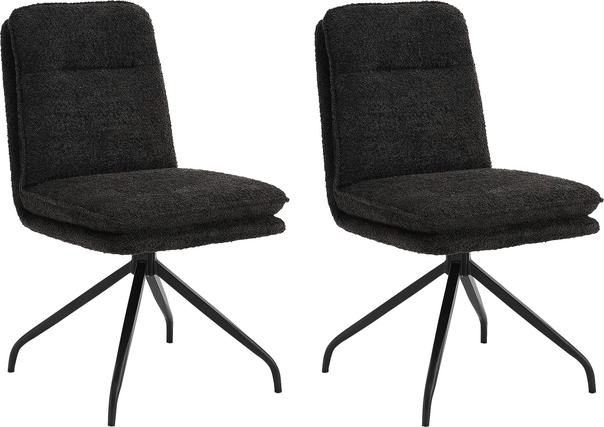 Home affaire Esszimmerstuhl "Valencia", (Set), 2 St., Boucle, verschiedene günstig online kaufen