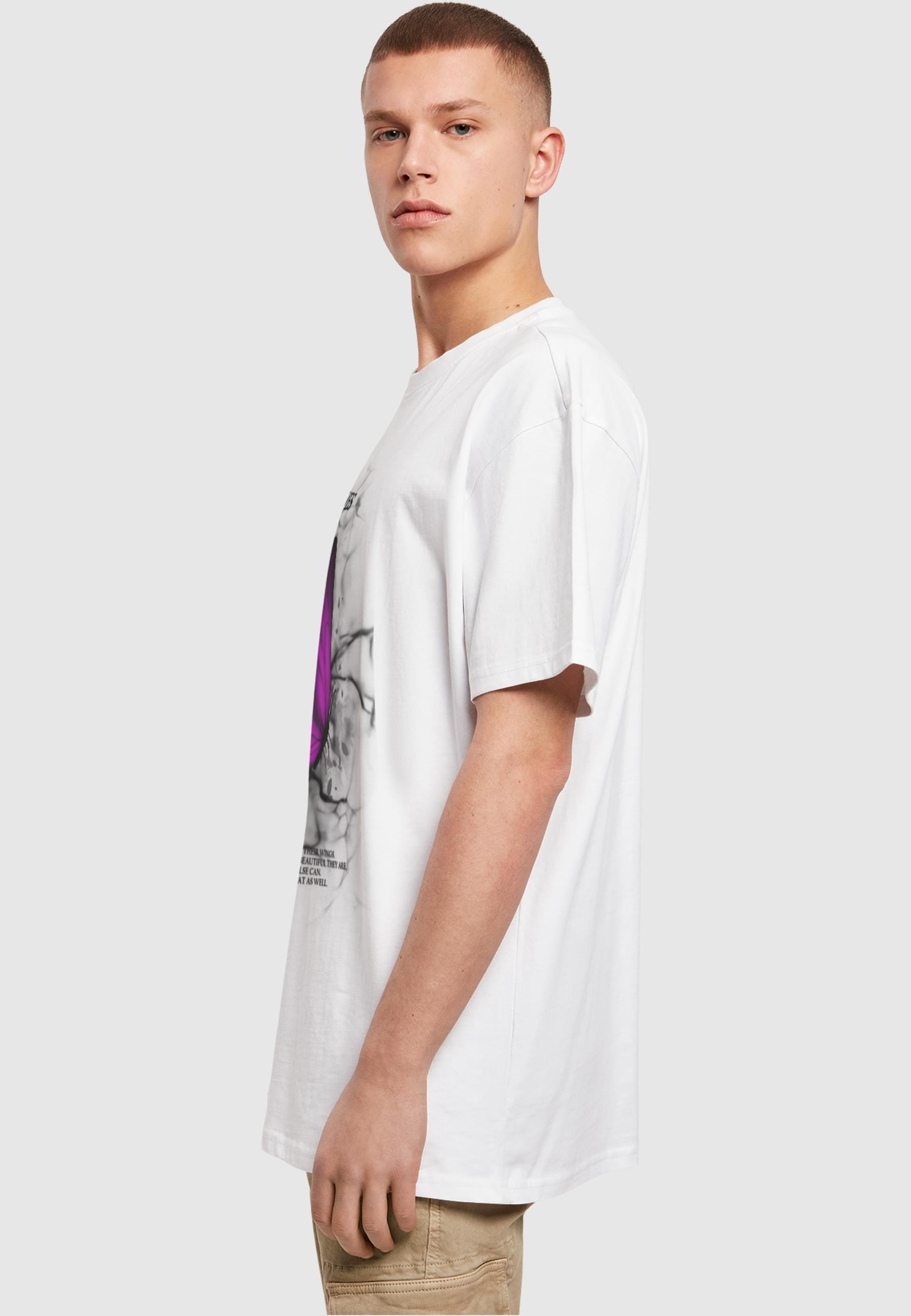 Merchcode T-Shirt »Merchcode Herren Butterflies Heavy Oversized Tee«