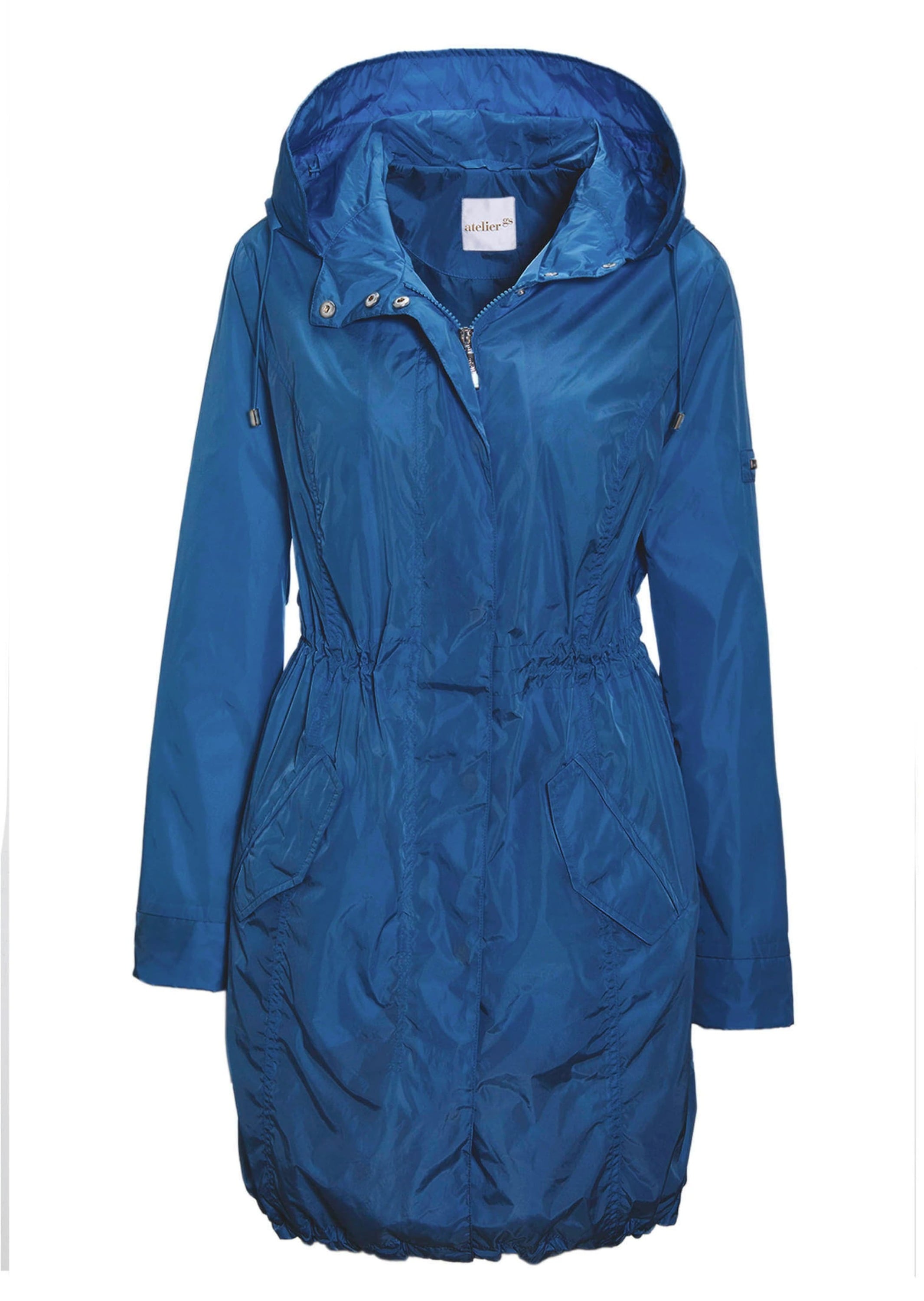 GOLDNER Damen Kurzjacke "Kurzgröße Trendiger leichter Regen Parka aus funktionalem Material", rot, Gr. 20, Obermaterial: 100% Polyamid PA., Jacken