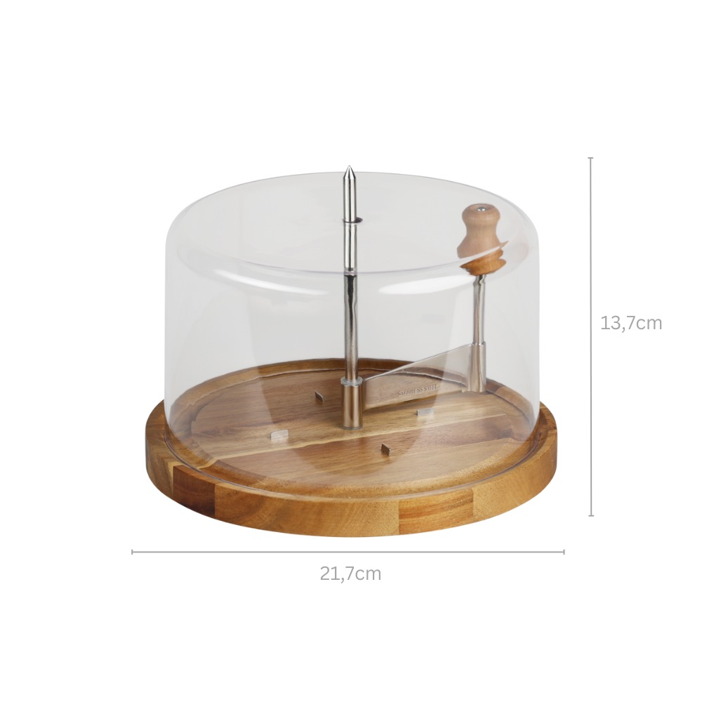 KESPER® Käsehobel »Hobel mit Haube«, (1 St.), aus Akzienholz