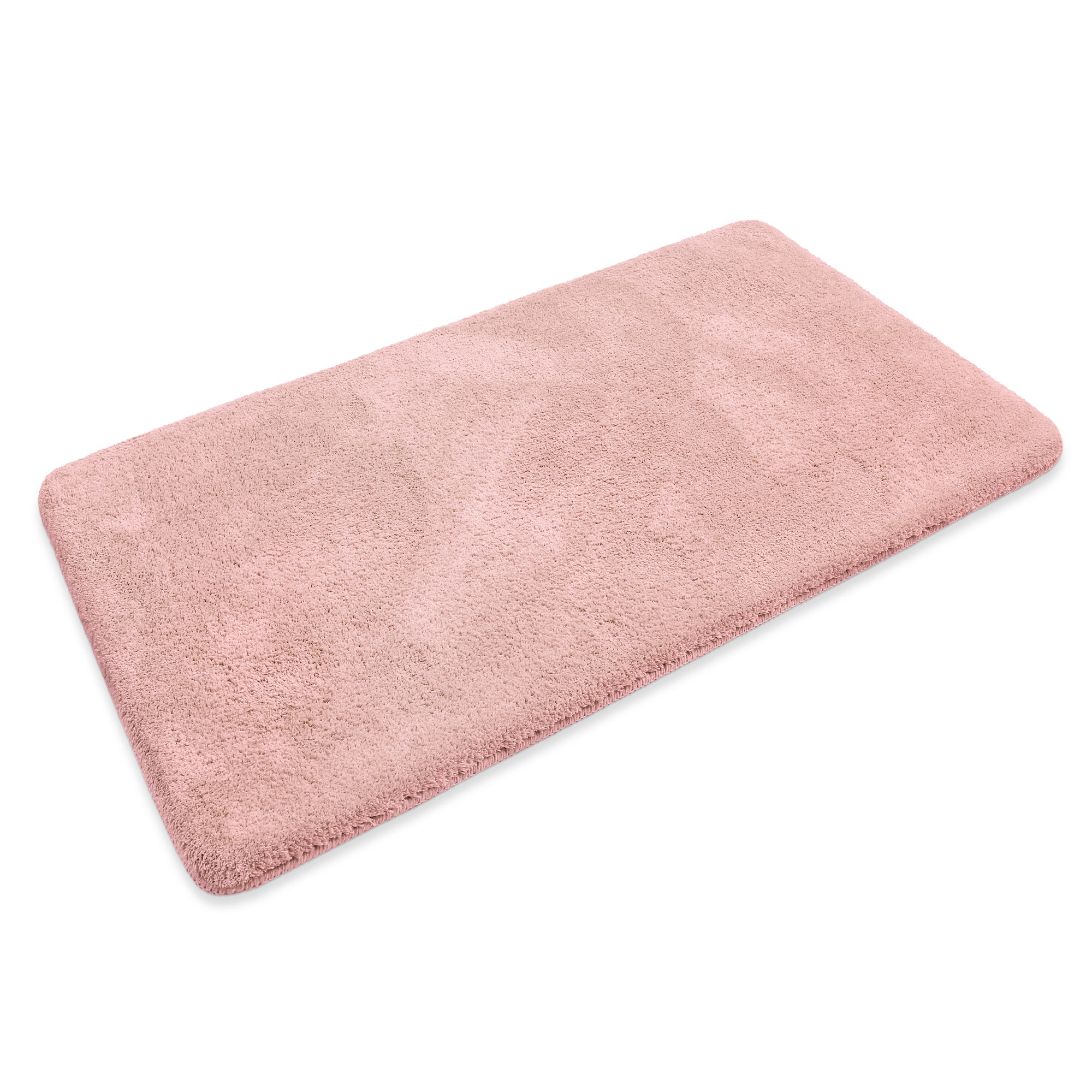 my home Badematte »Neele«, rutschhemmend beschichtet, schnell trocknend, Badteppich, getuftet, modern, Uni, antirutsch, flauschig, hochflor