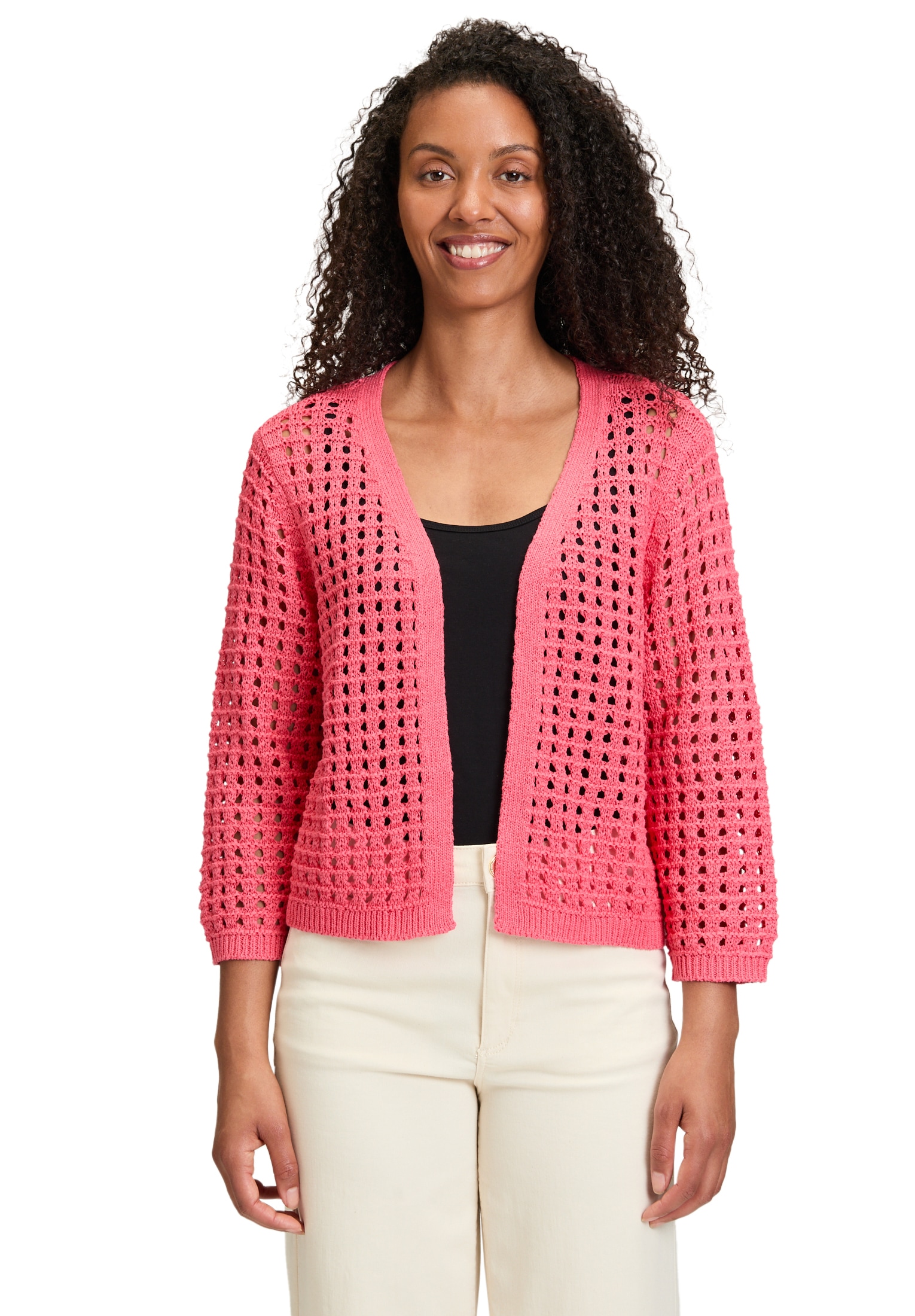Betty Barclay Strickjacke "Betty Barclay Casual-Strickjacke mit Effektgarn" günstig online kaufen