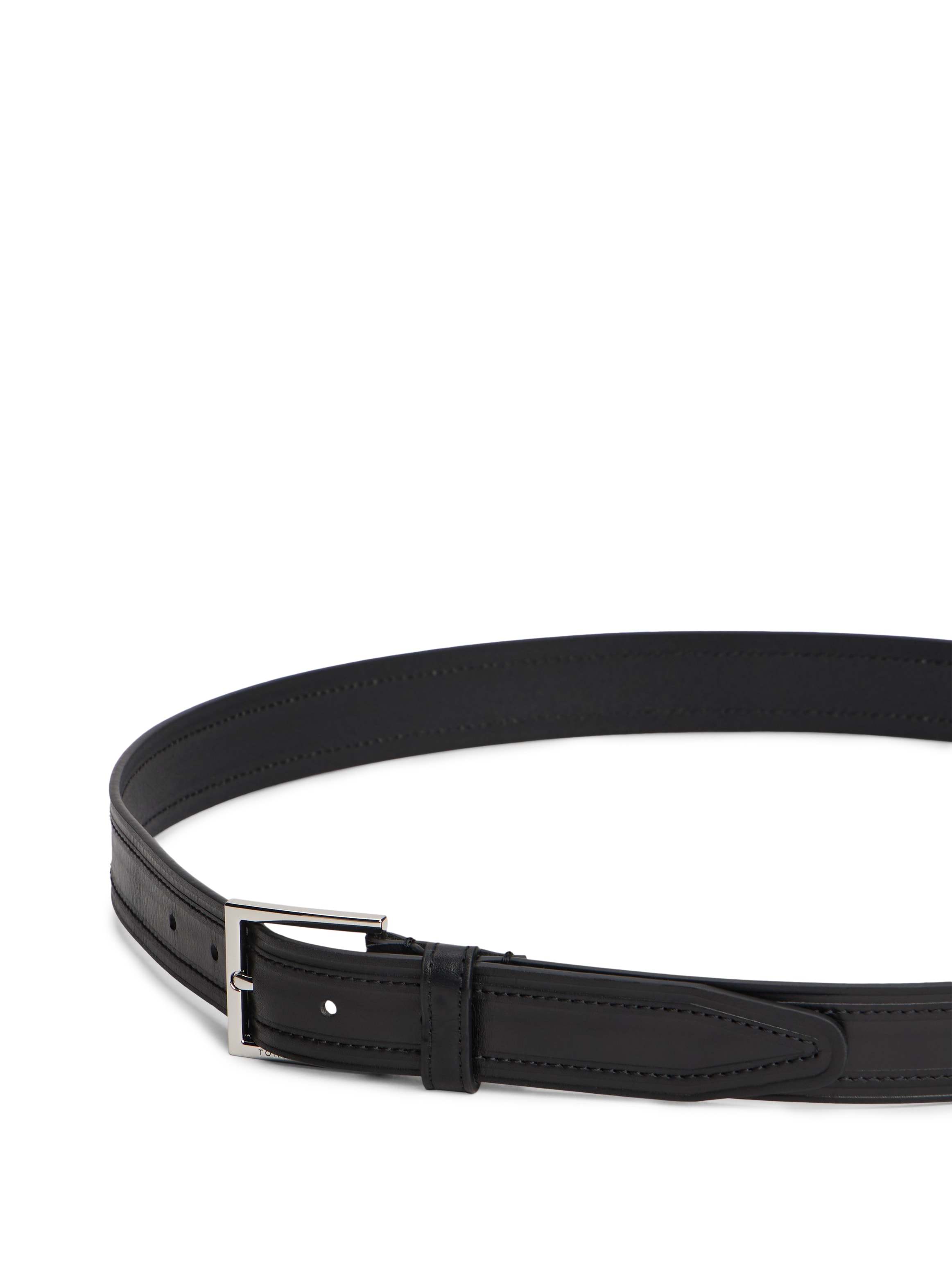 Tommy Hilfiger Ledergürtel »HUDSON EMBOSS LEATHER 3.0«, Größenverstellbar