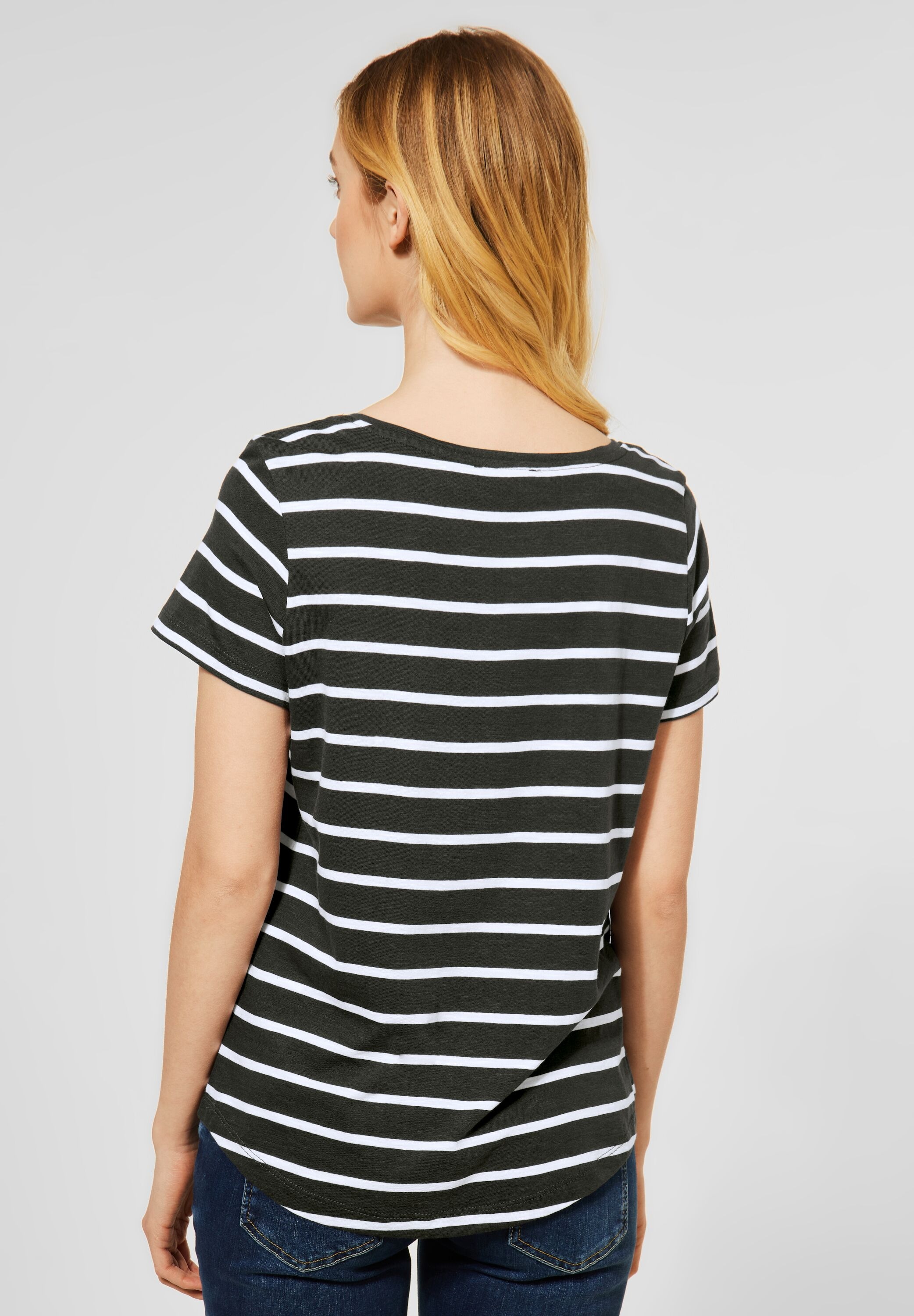 STREET ONE T-Shirt, mit Streifenmuster