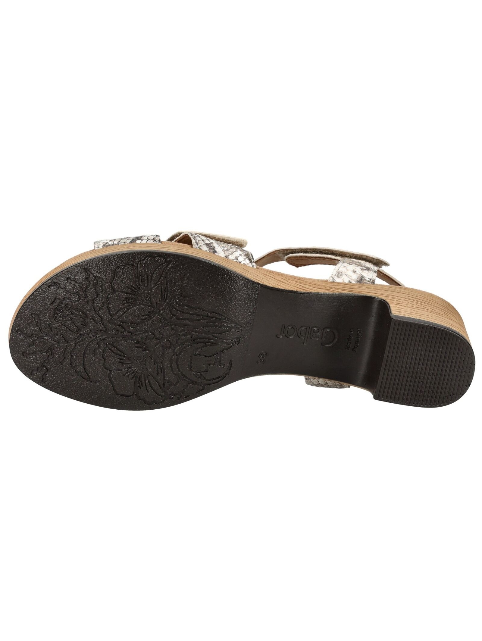 Gabor Comfort Strap Sandal Leather Sage 39 6