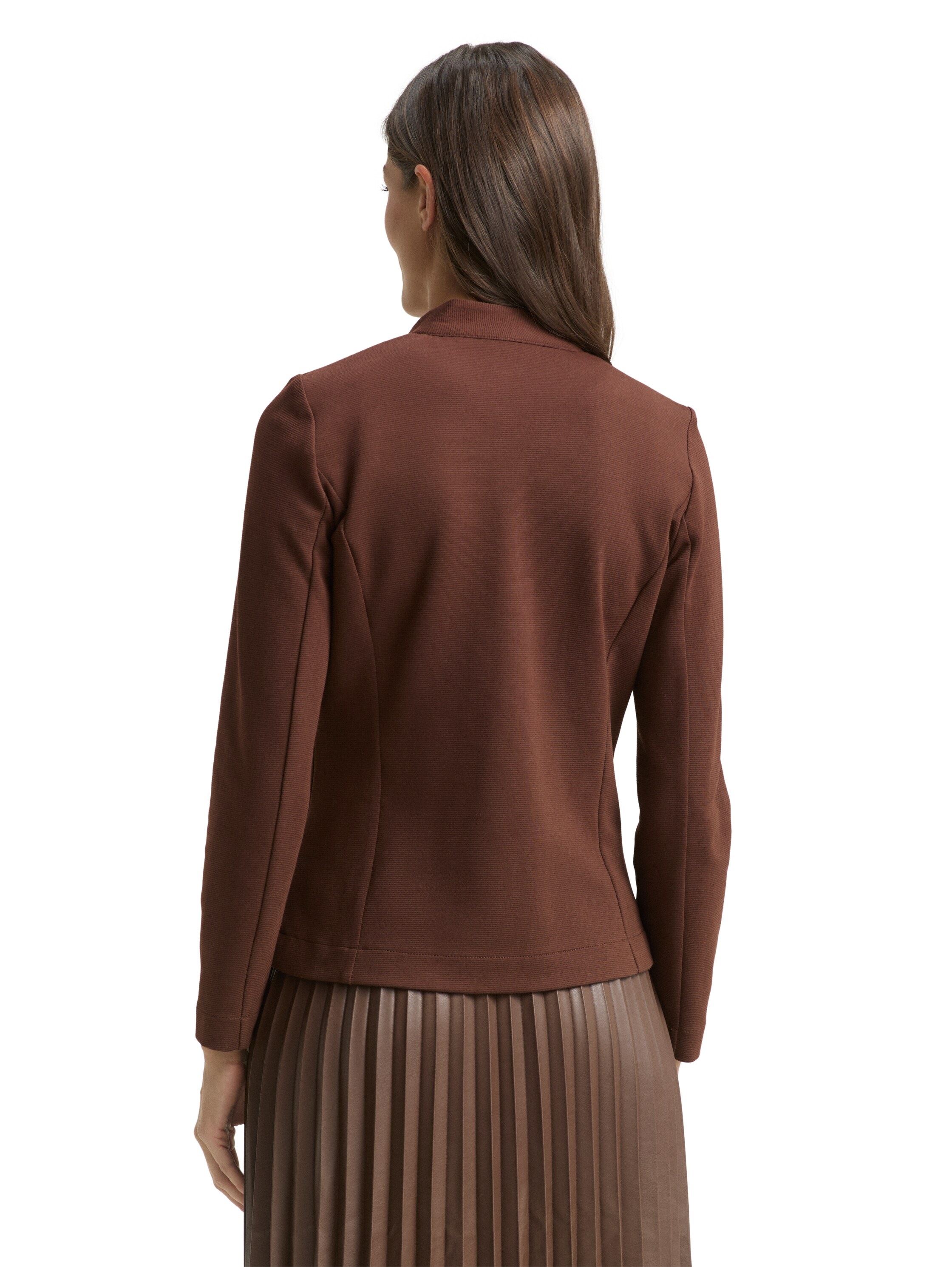 TOM TAILOR Sweatblazer "Fied" mit aufgesetzten Taschen und Struktur günstig online kaufen