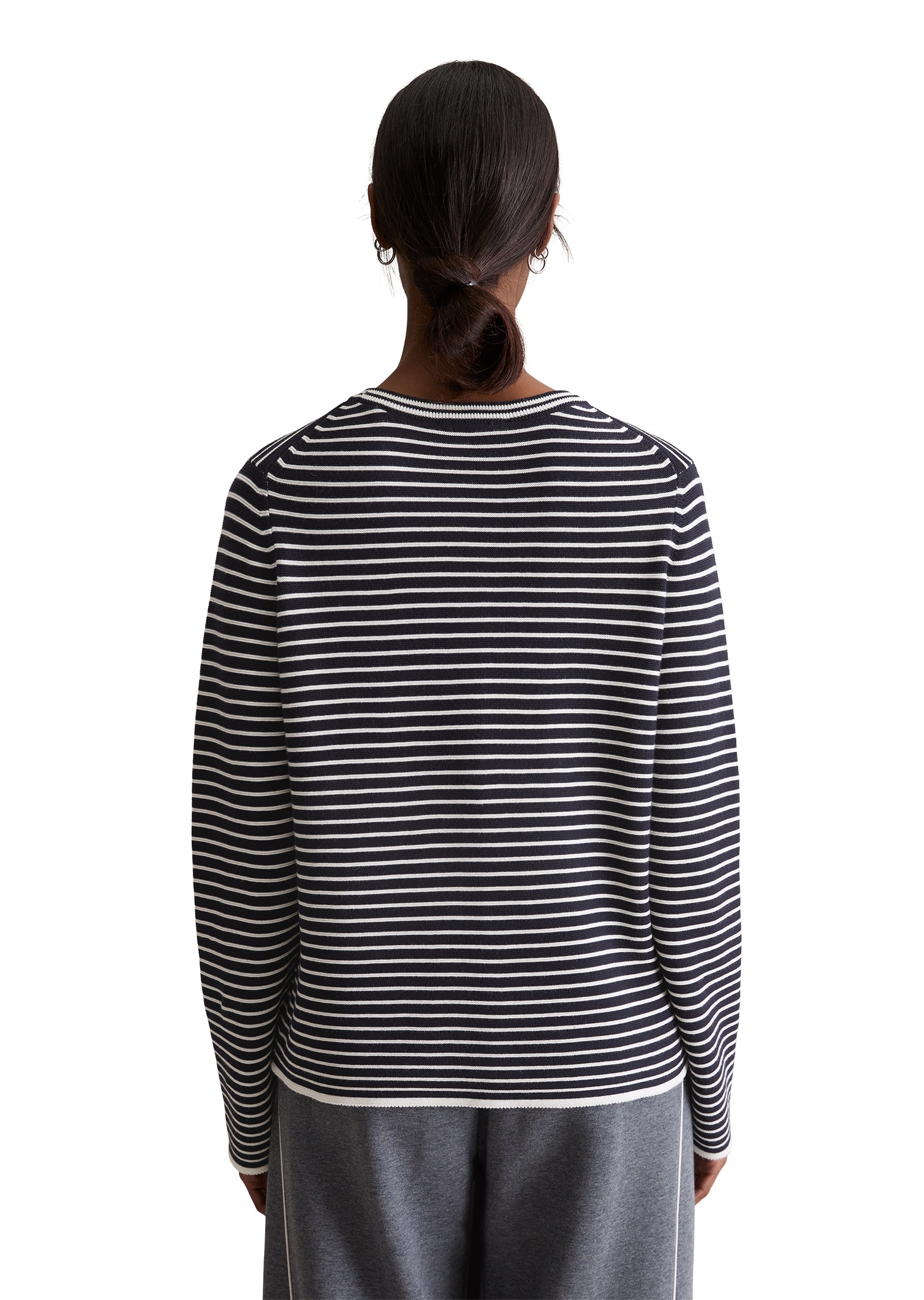 Thumbnail - Marc OPolo DENIM Strickpullover "aus Compact Cotton"