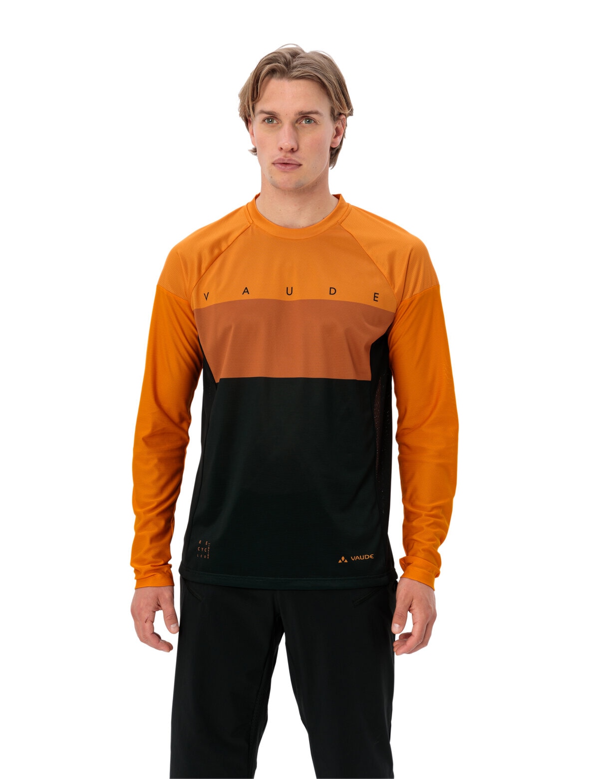 VAUDE "MENS MOAB LS T-SHIRT VI" sportliche Passform, atmungsaktives Mesh, feuchtigkeitsableitend
