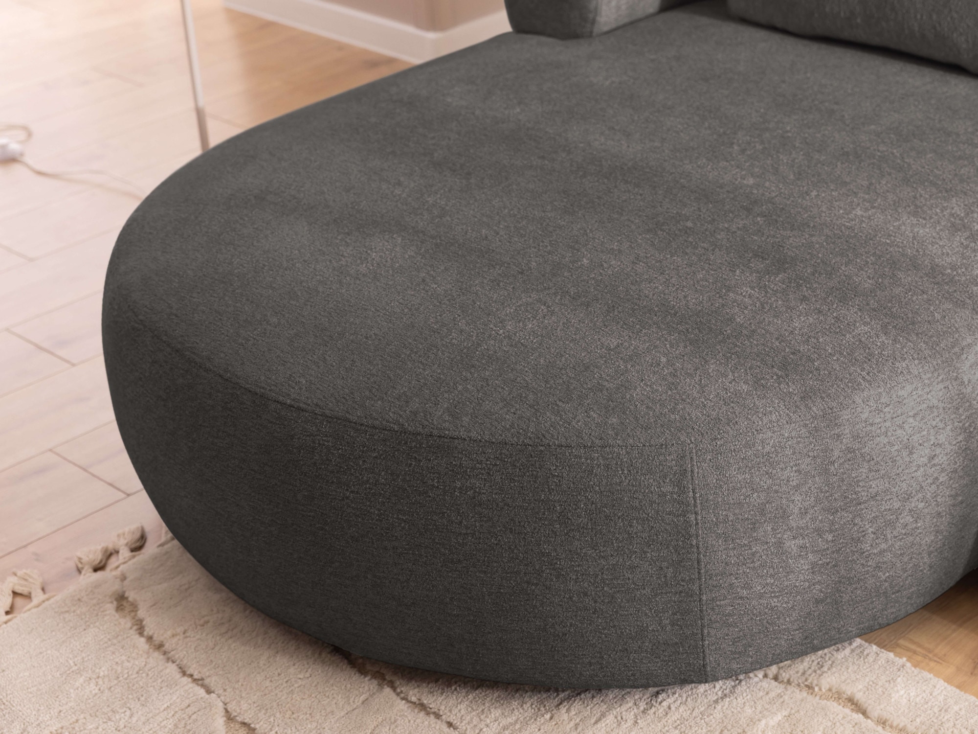 Home affaire XXL-Sessel »LUSSAC Loveseat extra tief, große Sitzfläche, Maße B/T/H: 123/158/78cm«