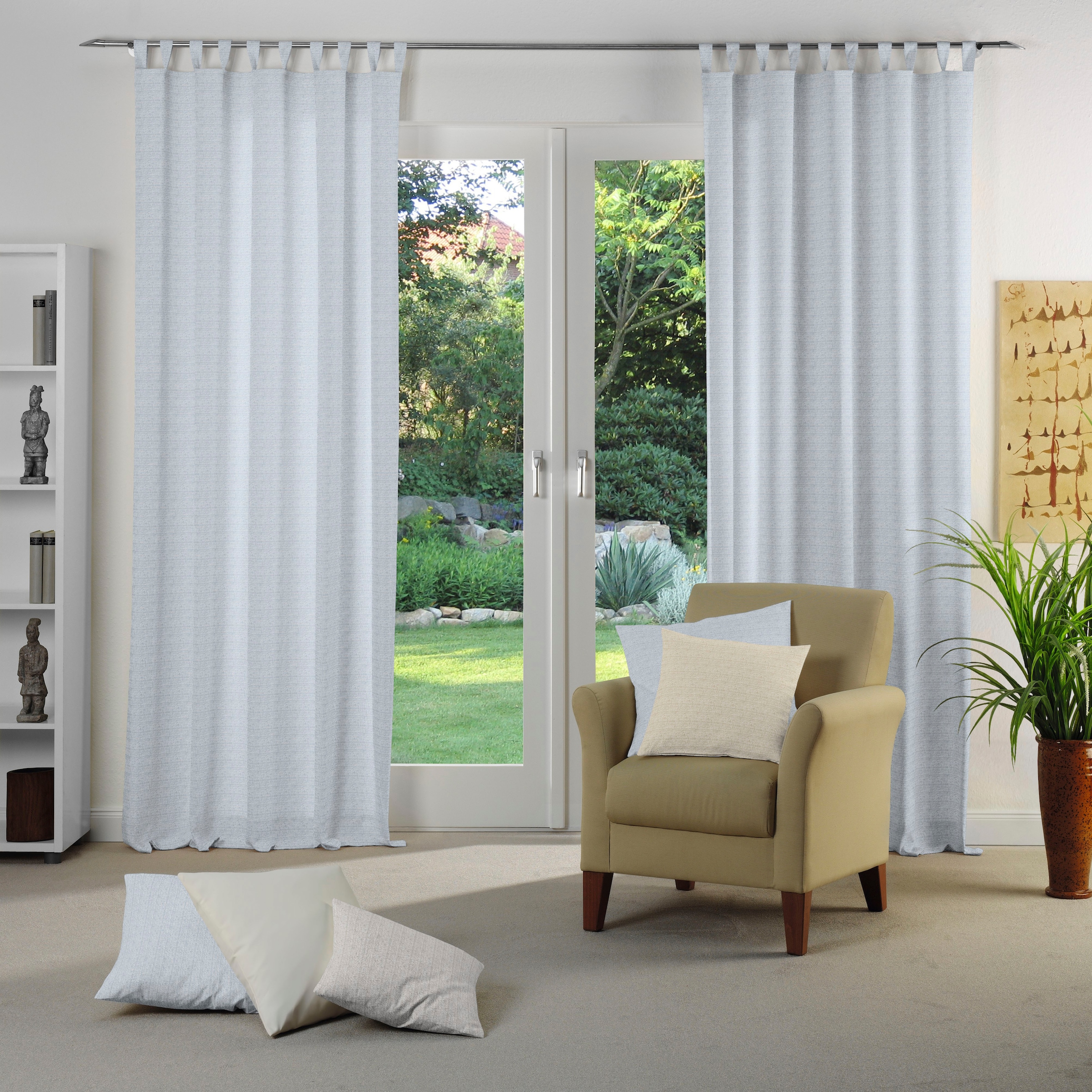 Wirth Vorhang "Berwick" Schlaufen 1 Stk. tlg. günstig online kaufen