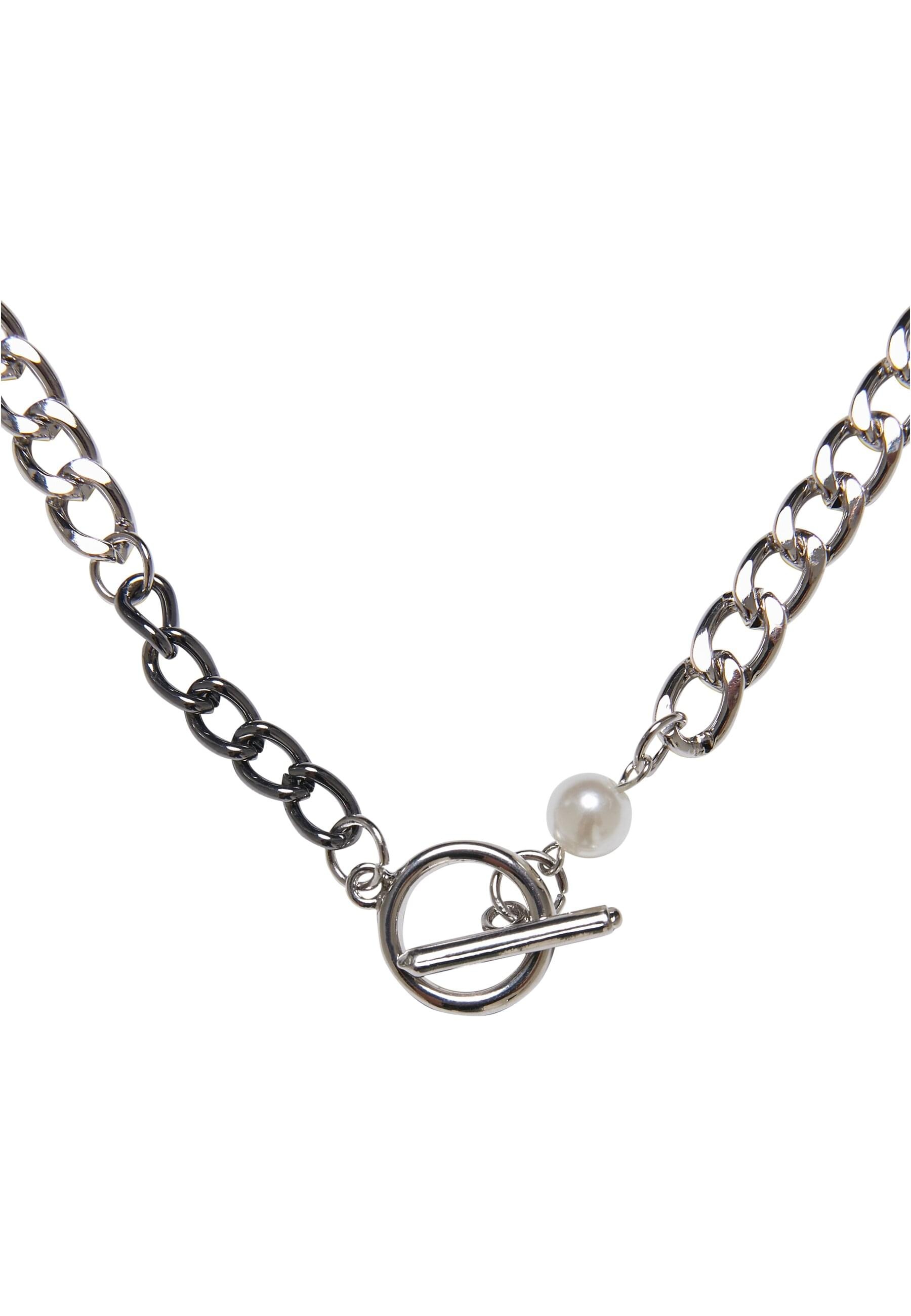 URBAN CLASSICS Halsreif »Urban Classics Unisex Pearl Fastener Necklace«