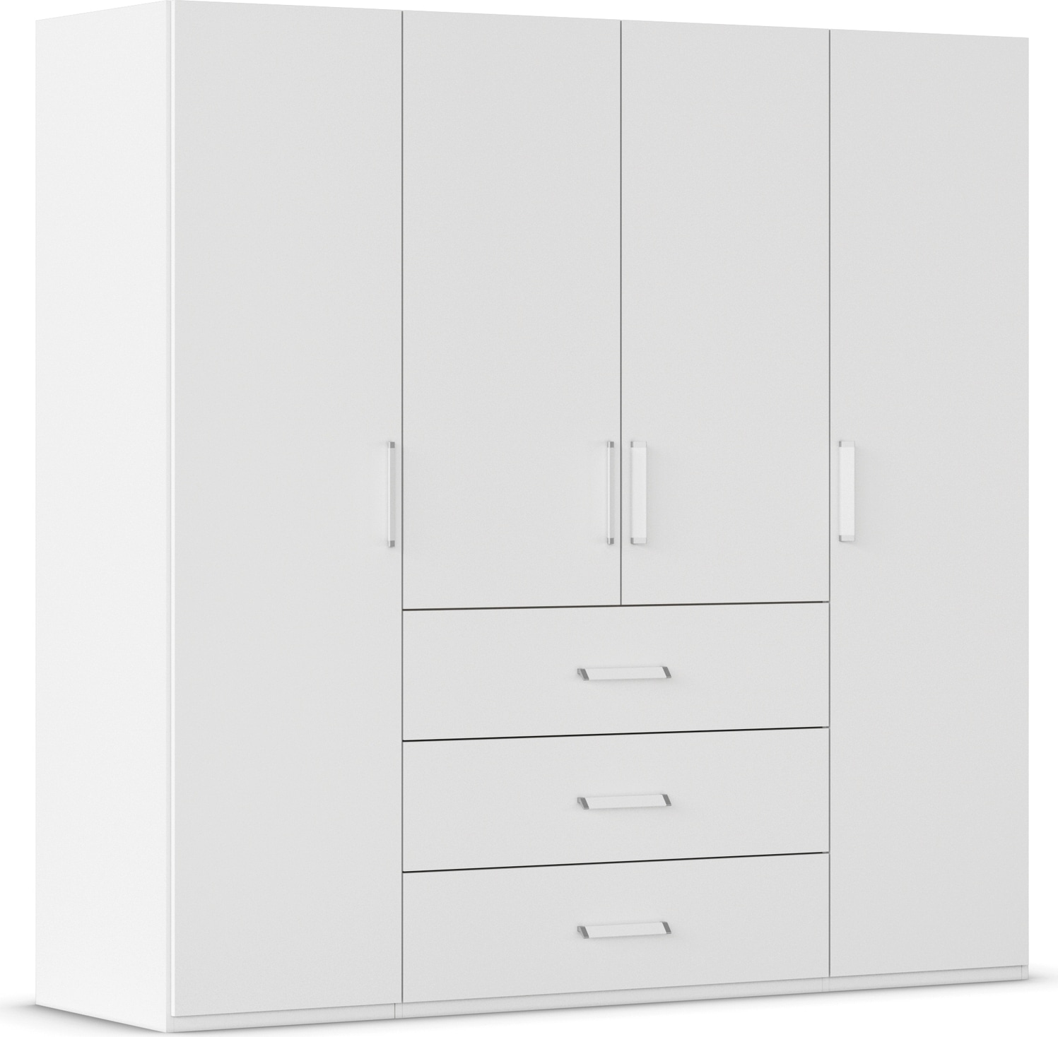 rauch Drehtürenschrank "Kleiderschrank Schrank Garderobe Schlafzimmerschrank EVELYN" in 2 Höhen 197 oder 210 cm erhältlich, inkl. SOFT-CLOSE-FUNKTION, in elegantem Stil mit Schubladen 3 Breiten und 2 Höhen MADE IN GERMANY